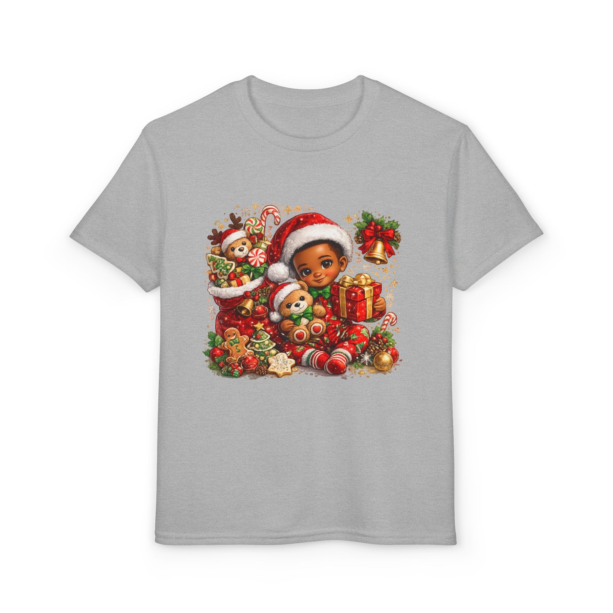 Black Boy Christmas Shirt – Melanin Kids Holiday Tee | Christmas Gift for Boys