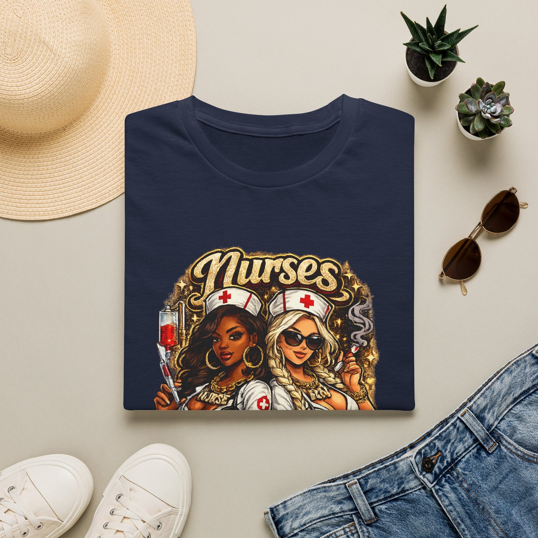 Nurses Save Lives T-Shirt | Nurse Appreciation Gift | Bold Nurse Graphic Tee