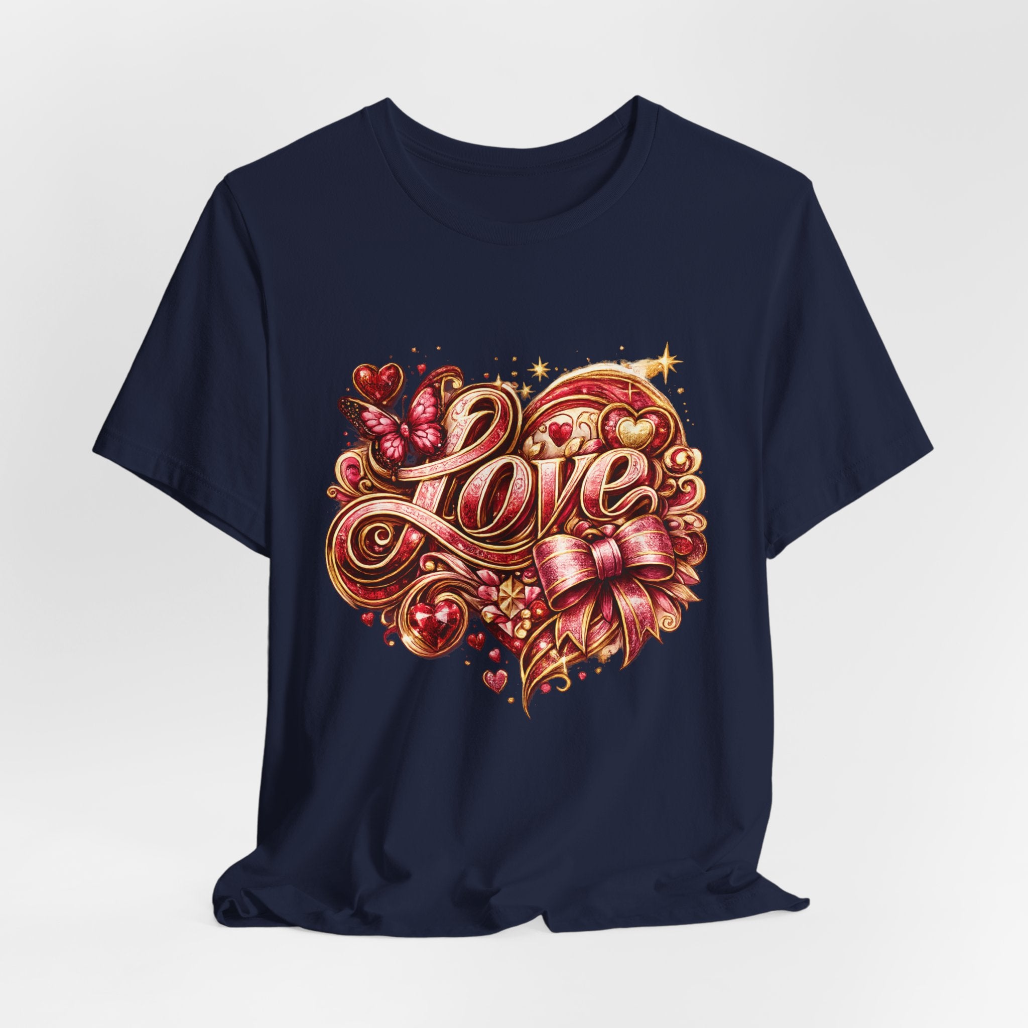 Love – Butterfly & Bow Valentine's Day T-Shirt