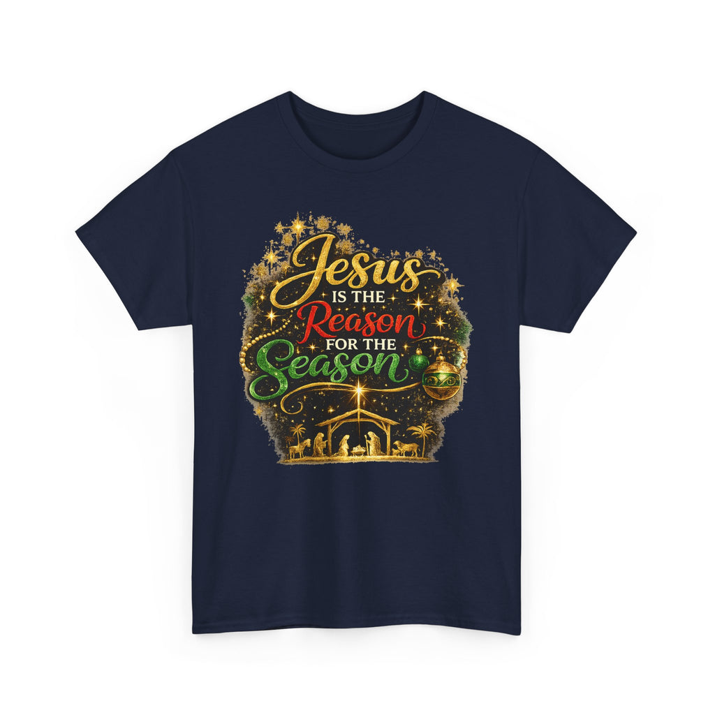 Jesus is the Reason for the Season Shirt – Christian Christmas Tee | Faith Holiday Gift