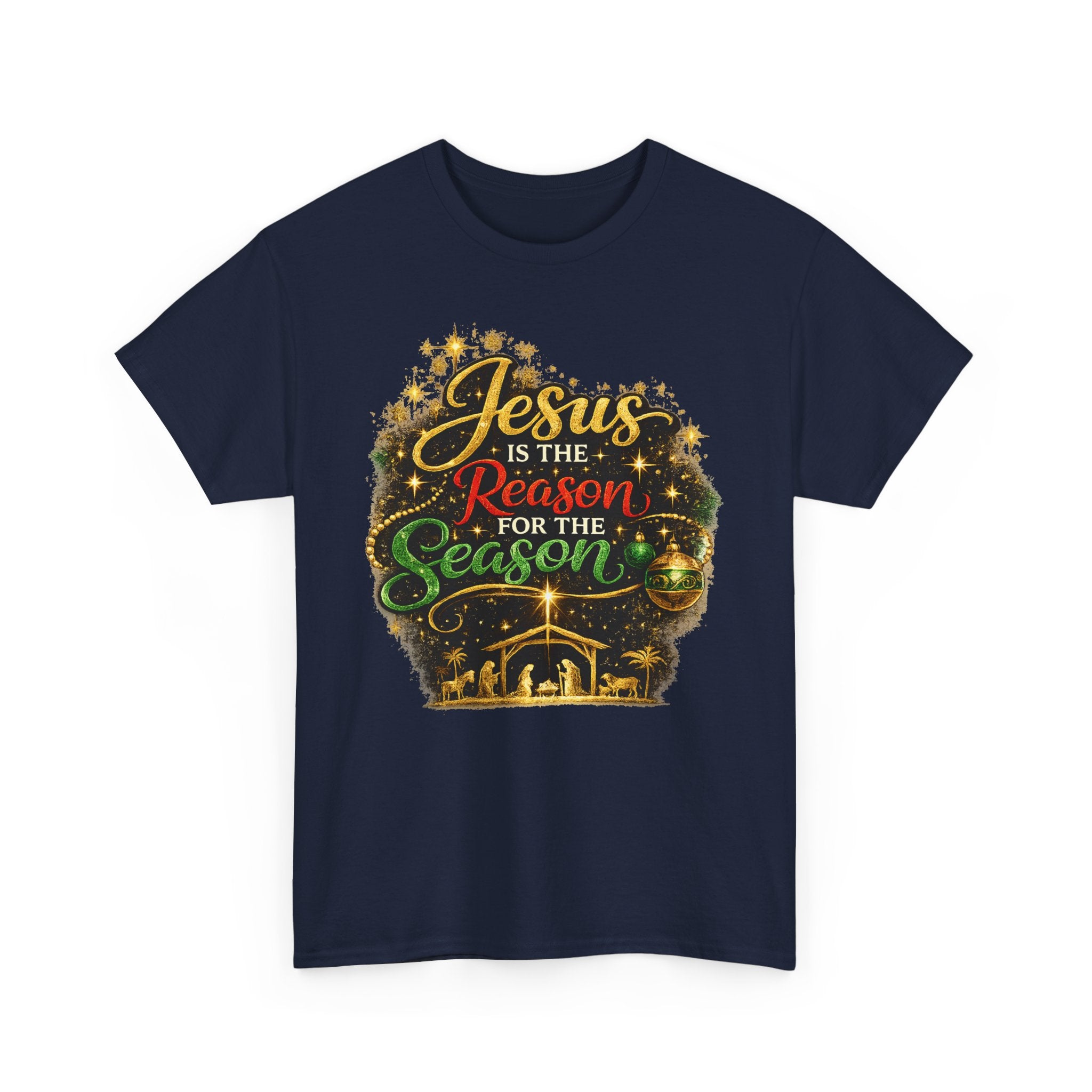 Jesus is the Reason for the Season Shirt – Christian Christmas Tee | Faith Holiday Gift