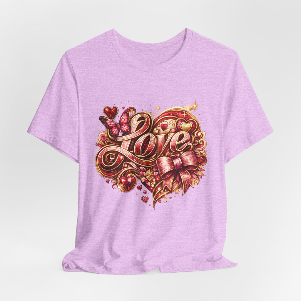 Love – Butterfly & Bow Valentine's Day T-Shirt