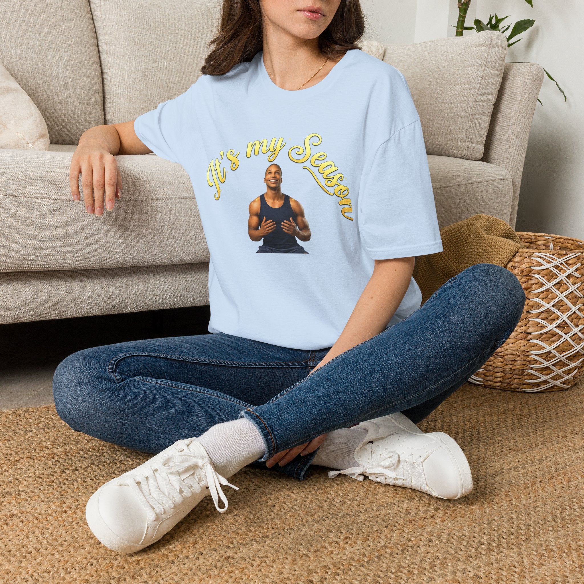 It's My Season T-Shirt | Gold Motivational Tee | Men's Empowerment Graphic Tee