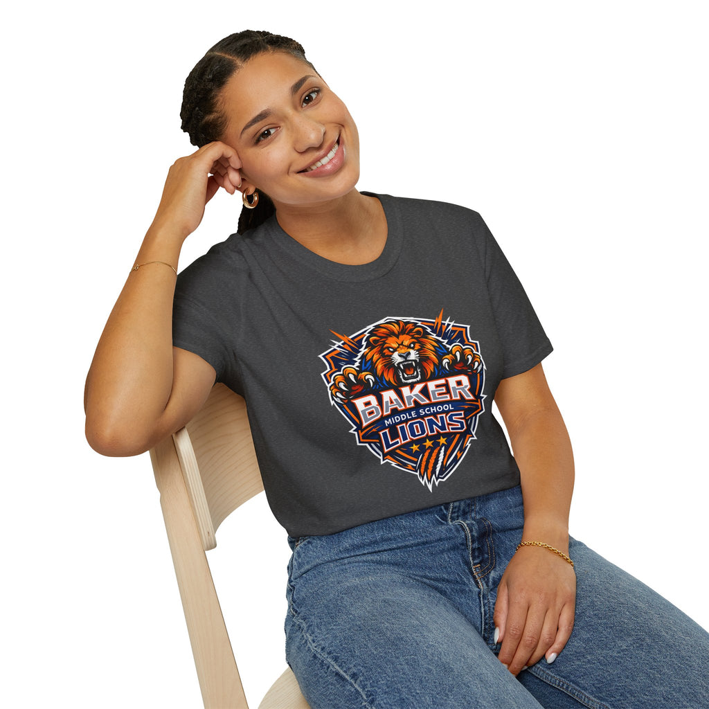 Baker Middle School Lions T-Shirt | School Spirit Tee | Lions Pride Graphic Tee