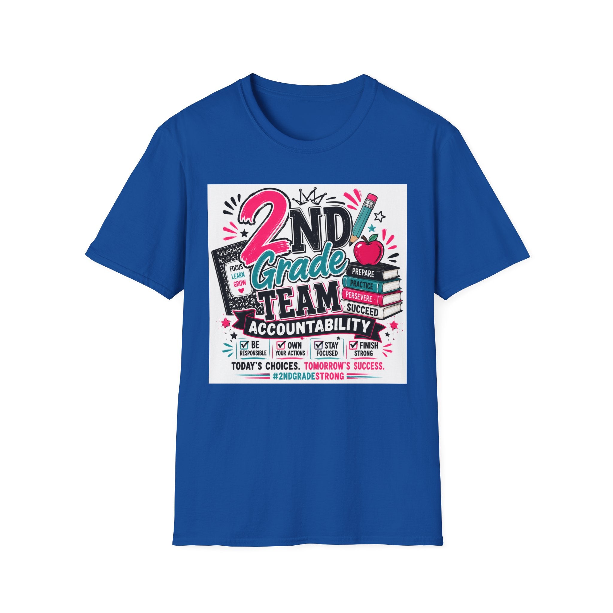 2nd Grade Team T-Shirt — Teacher Appreciation Back-to-School Tee