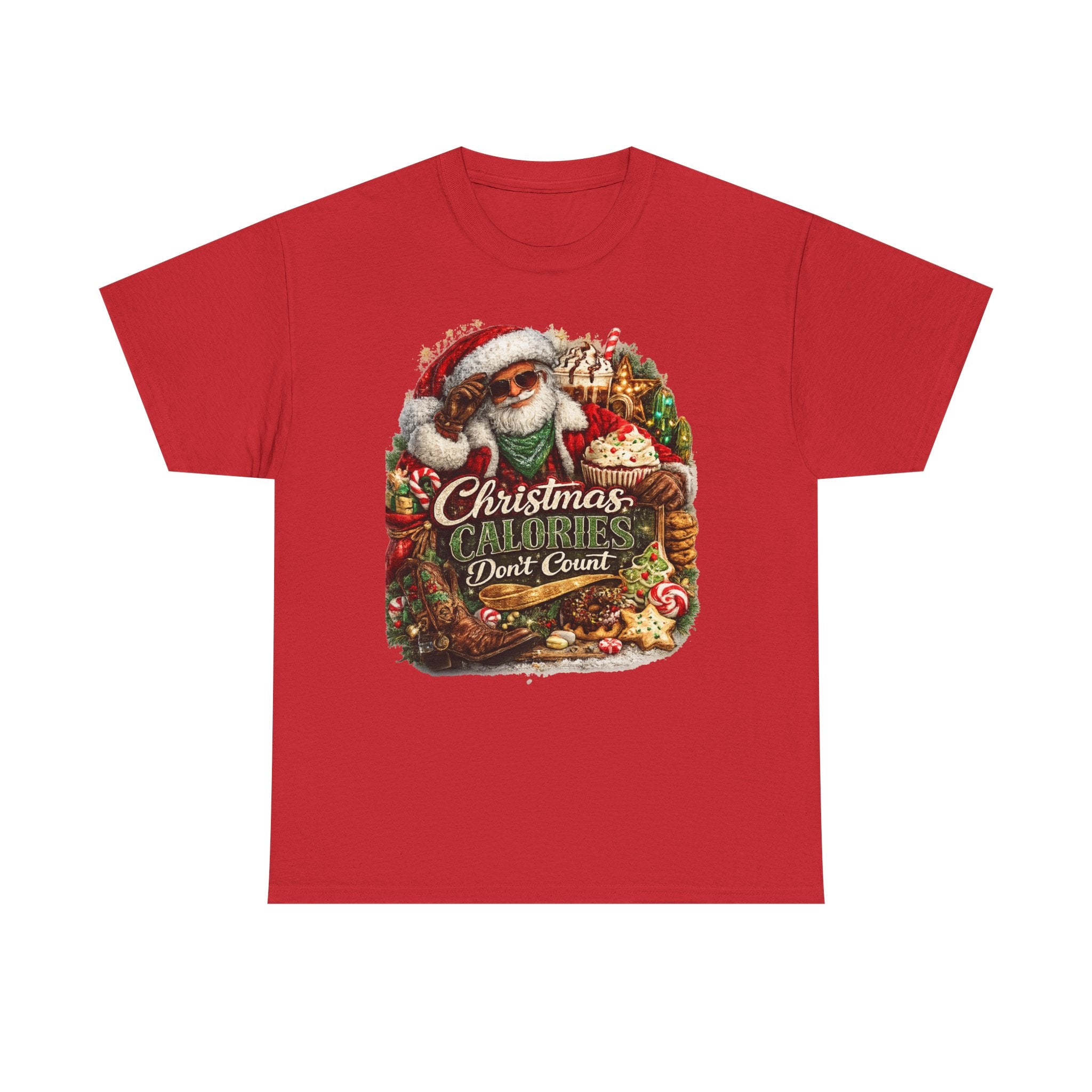 Christmas Calories Don't Count Shirt – Funny Holiday Tee | Christmas Foodie Gift