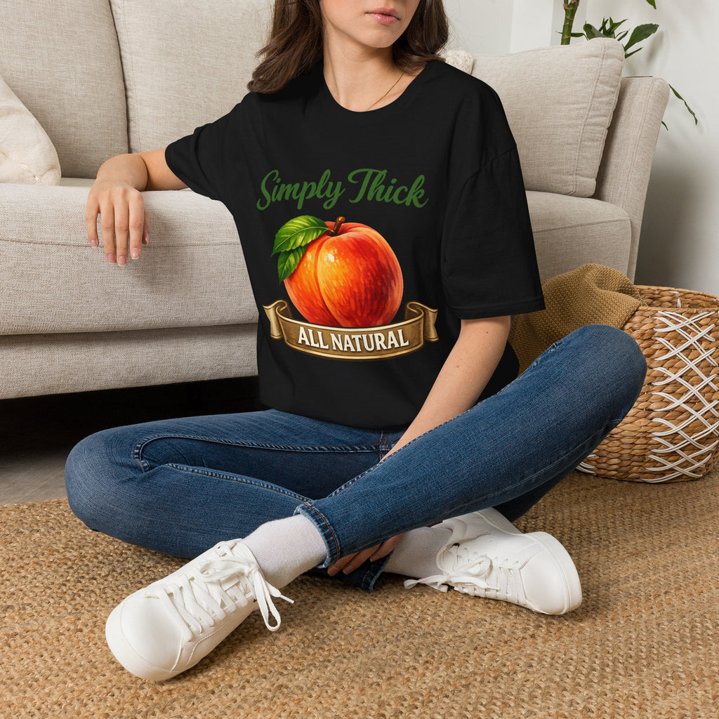 Simply Thick All Natural – Peach Graphic Tee