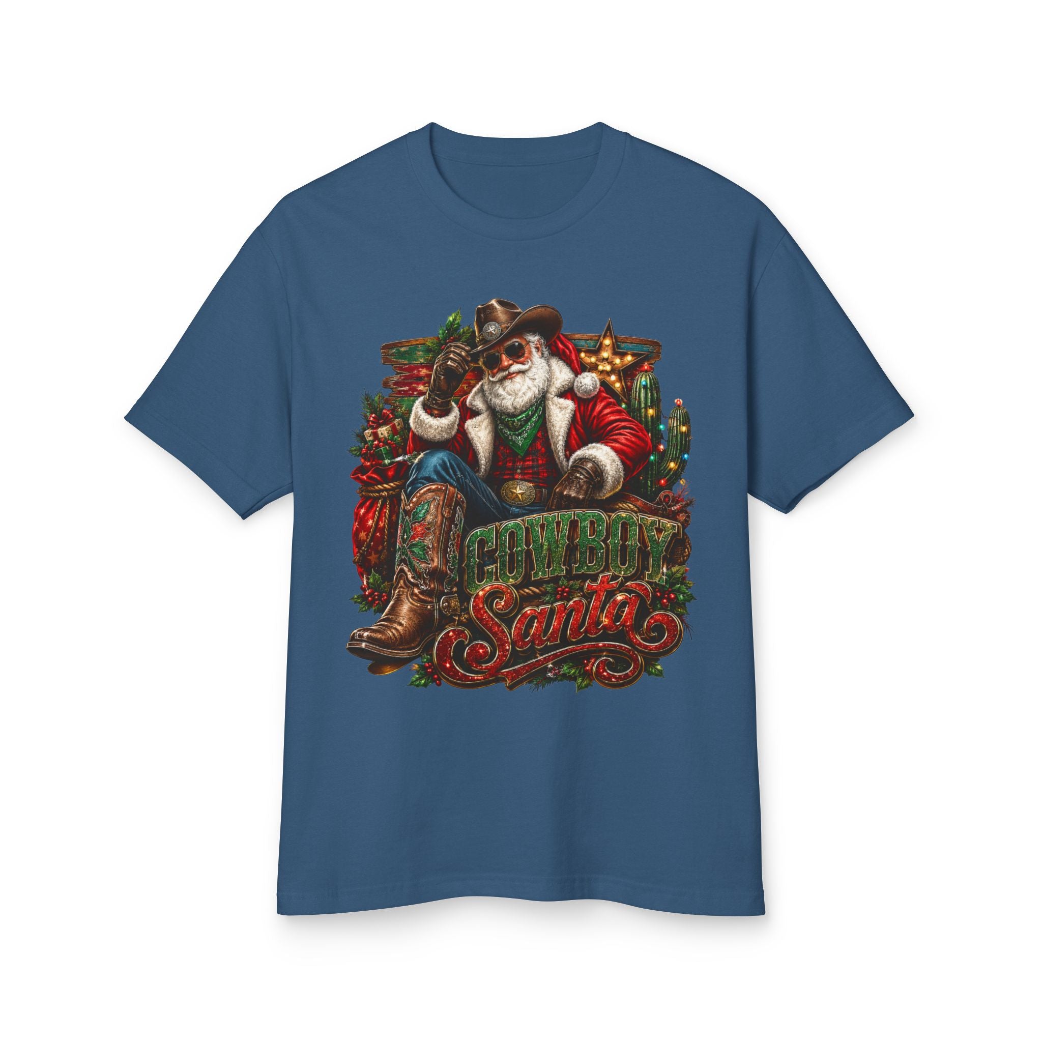 Cowboy Santa Shirt – Western Christmas Tee | Country Holiday Gift