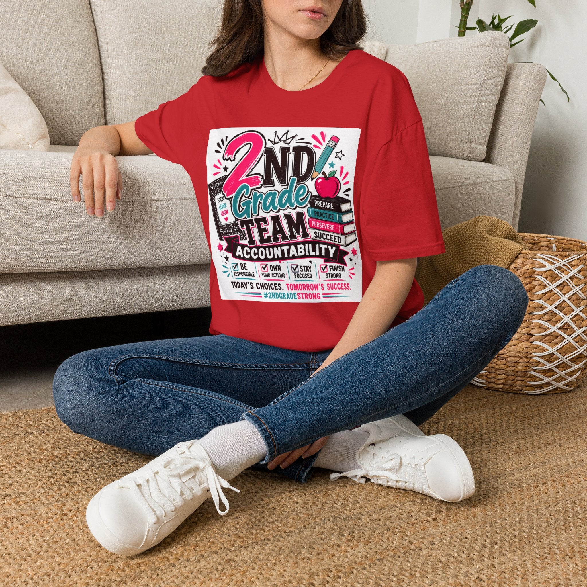 2nd Grade Team T-Shirt — Teacher Appreciation Back-to-School Tee