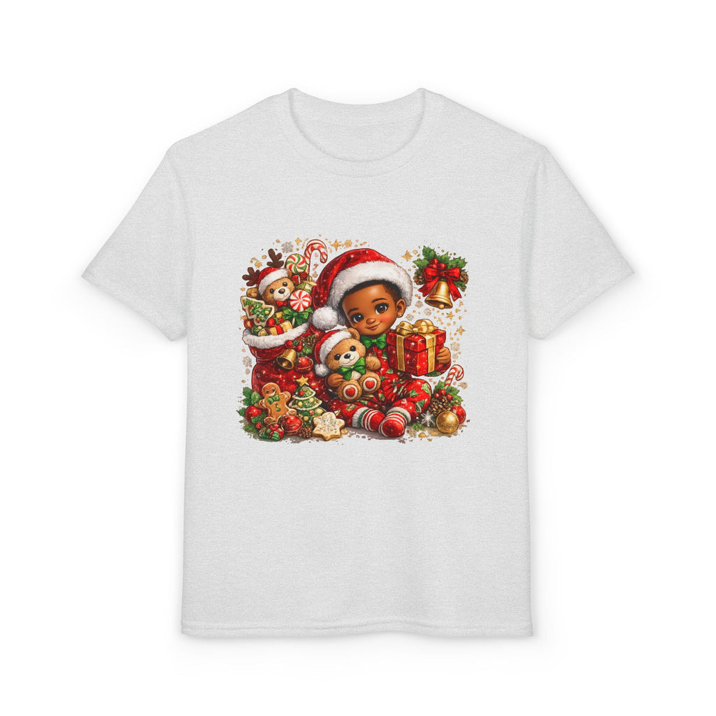 Black Boy Christmas Shirt – Melanin Kids Holiday Tee | Christmas Gift for Boys