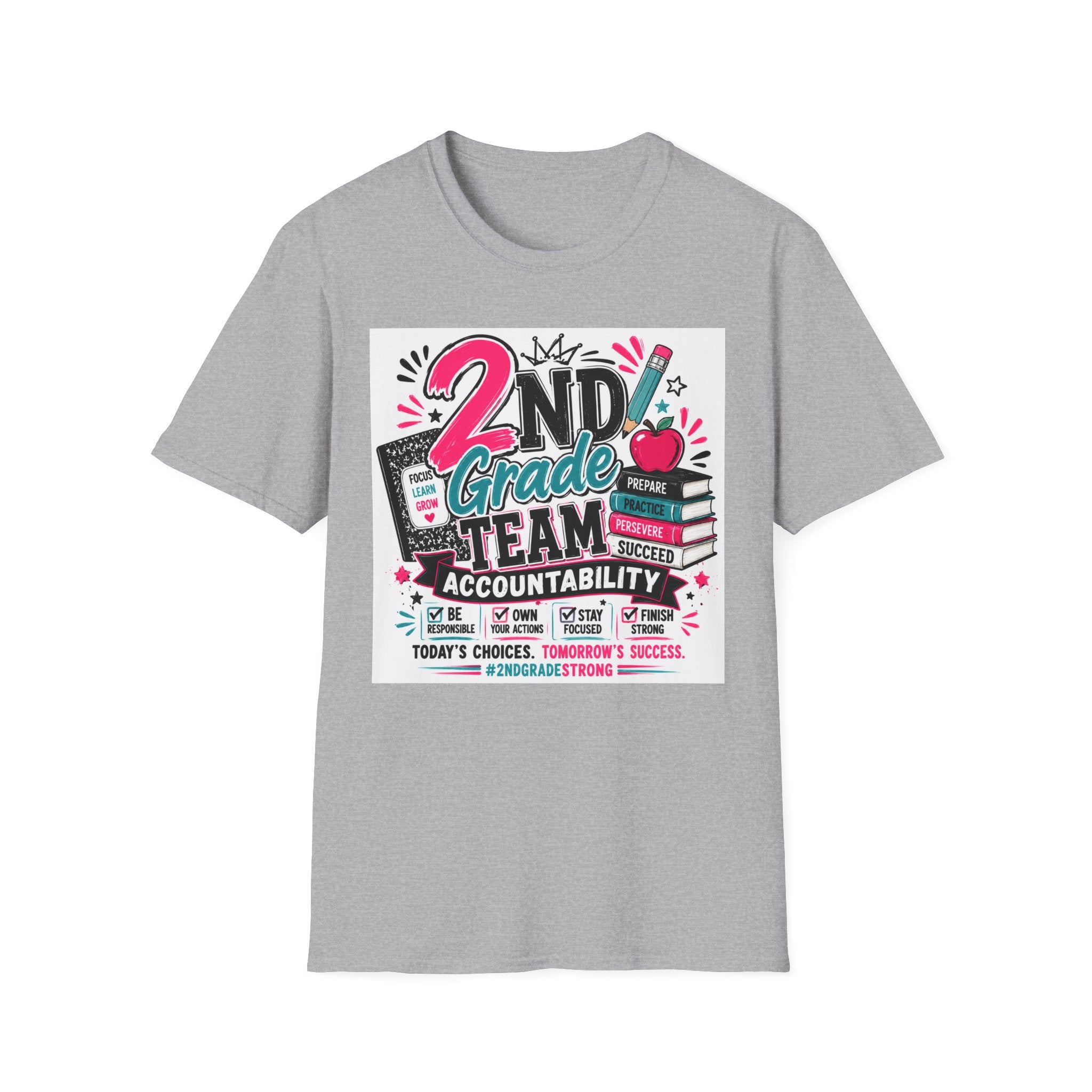 2nd Grade Team T-Shirt — Teacher Appreciation Back-to-School Tee