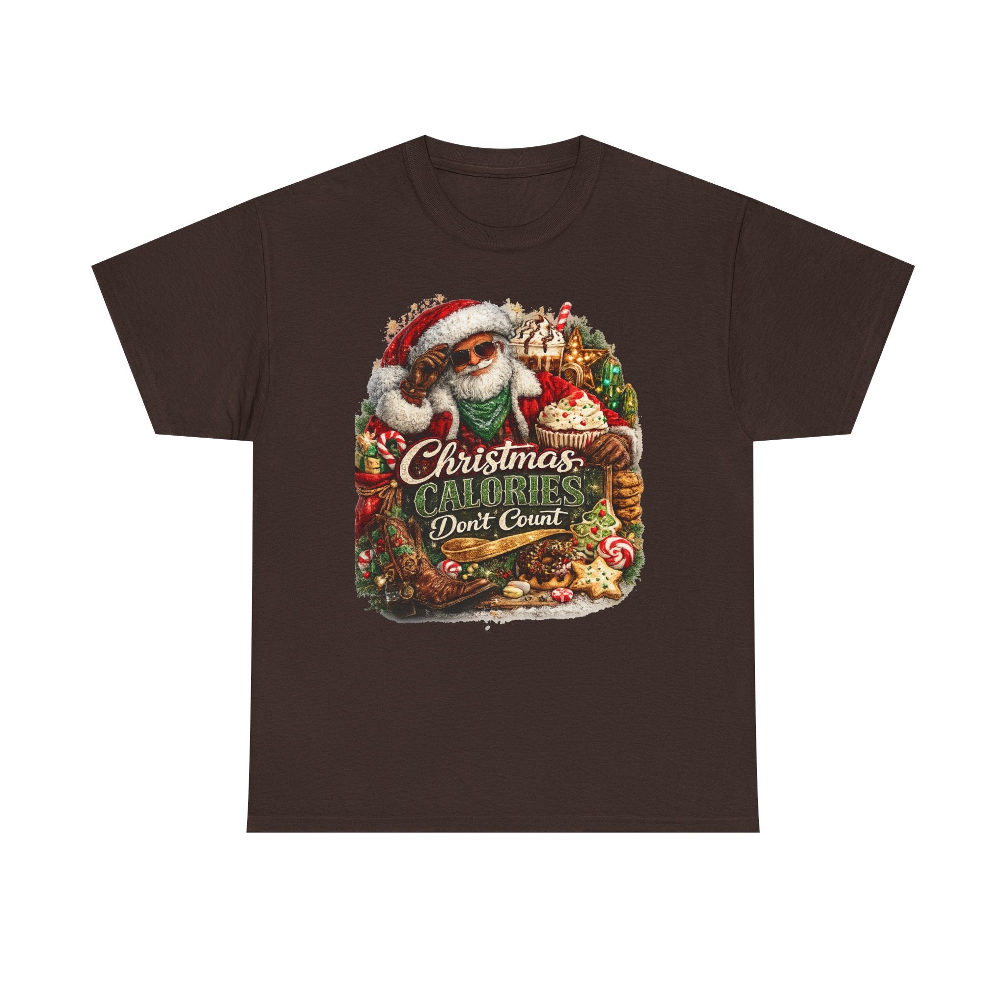 Christmas Calories Don't Count Shirt – Funny Holiday Tee | Christmas Foodie Gift