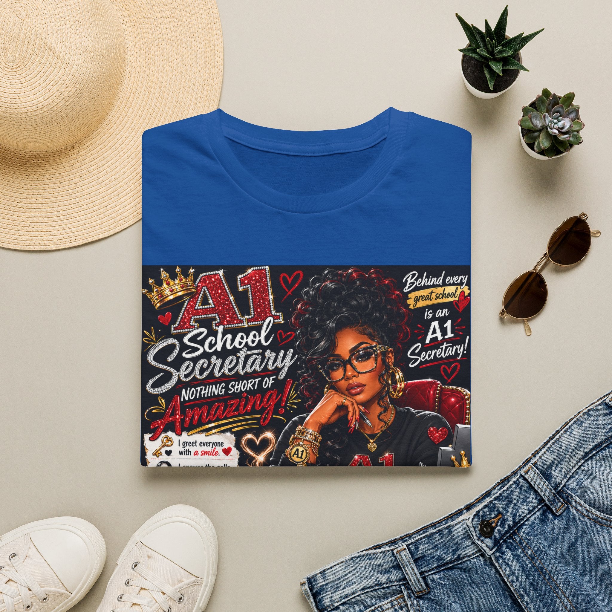A1 School Secretary Graphic T-Shirt — Nothing Short of Amazing