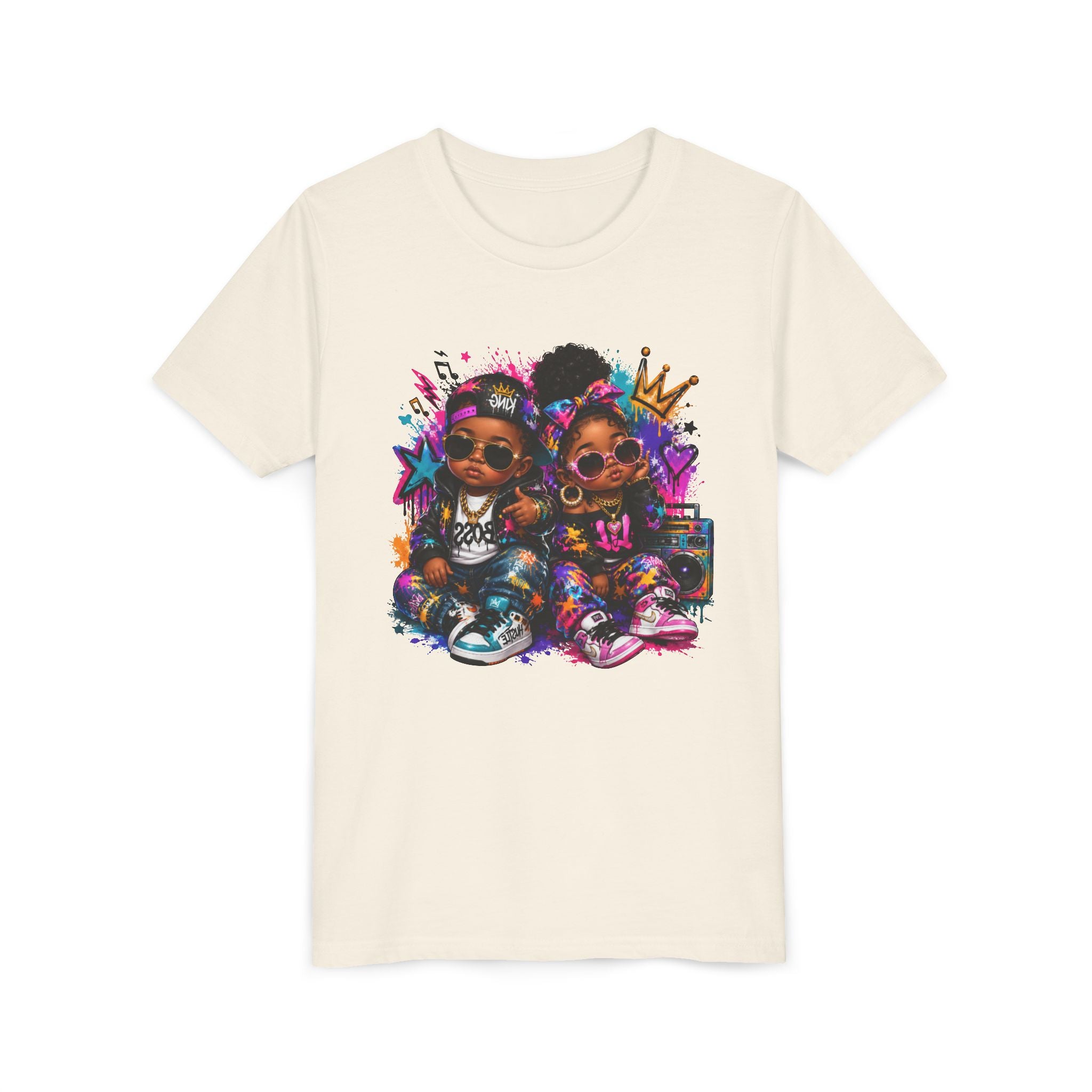 Lil King & Queen T-Shirt | Hip Hop Baby Graphic Tee | Urban Kids Streetwear Shirt