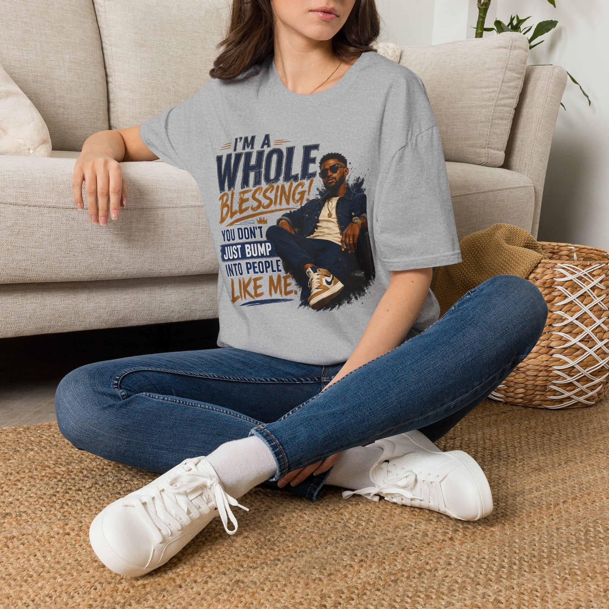I'm A Whole Blessing T-Shirt — Inspirational Faith Graphic Tee