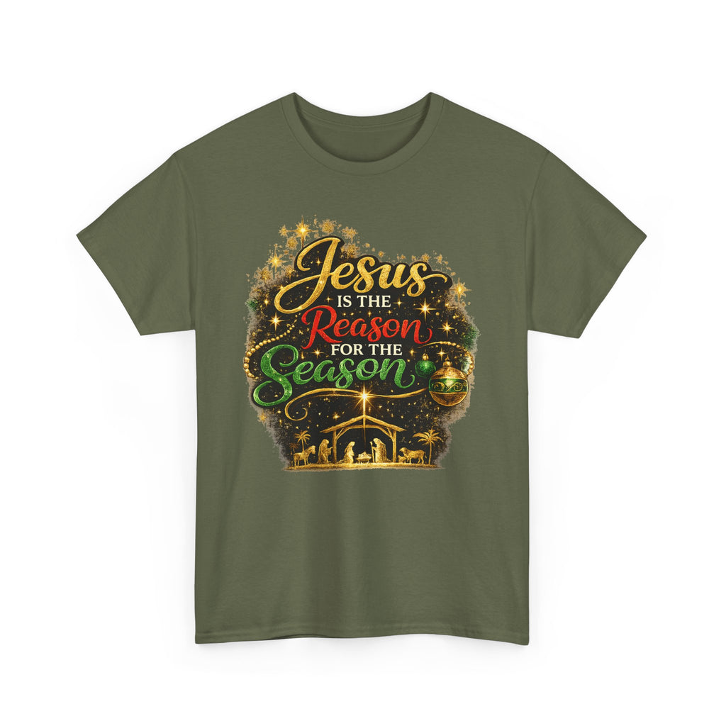 Jesus is the Reason for the Season Shirt – Christian Christmas Tee | Faith Holiday Gift