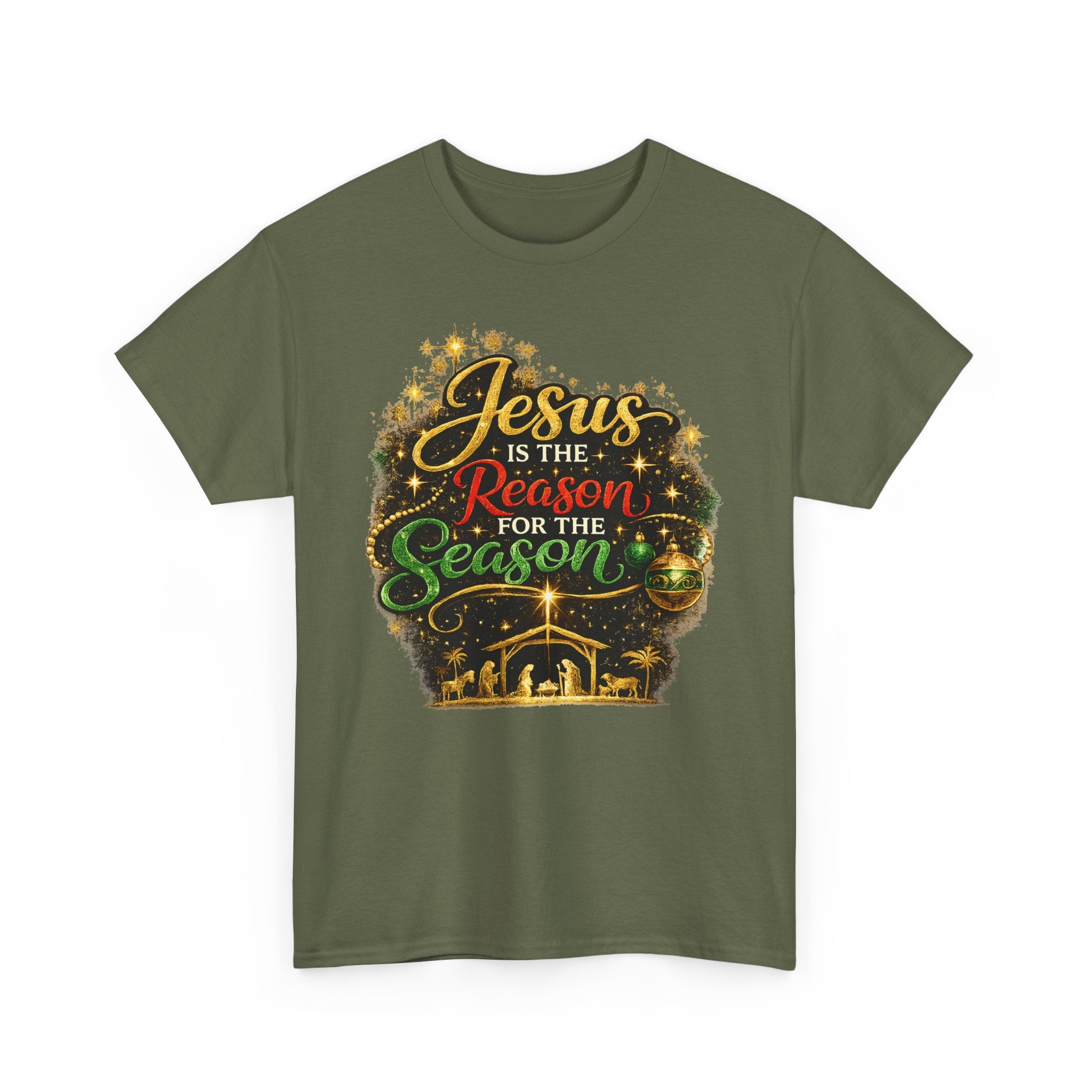 Jesus is the Reason for the Season Shirt – Christian Christmas Tee | Faith Holiday Gift