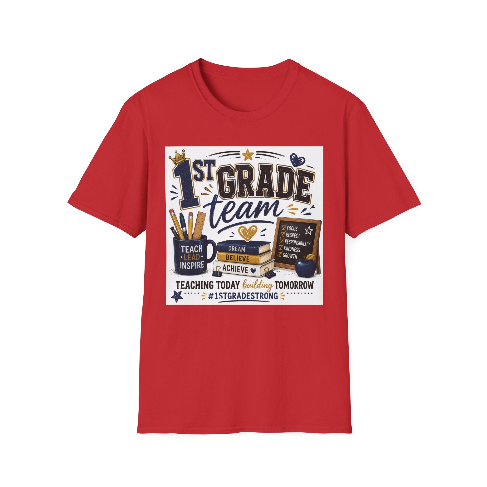 1st Grade Squad Unisex Graphic Tee | Softstyle T-Shirt