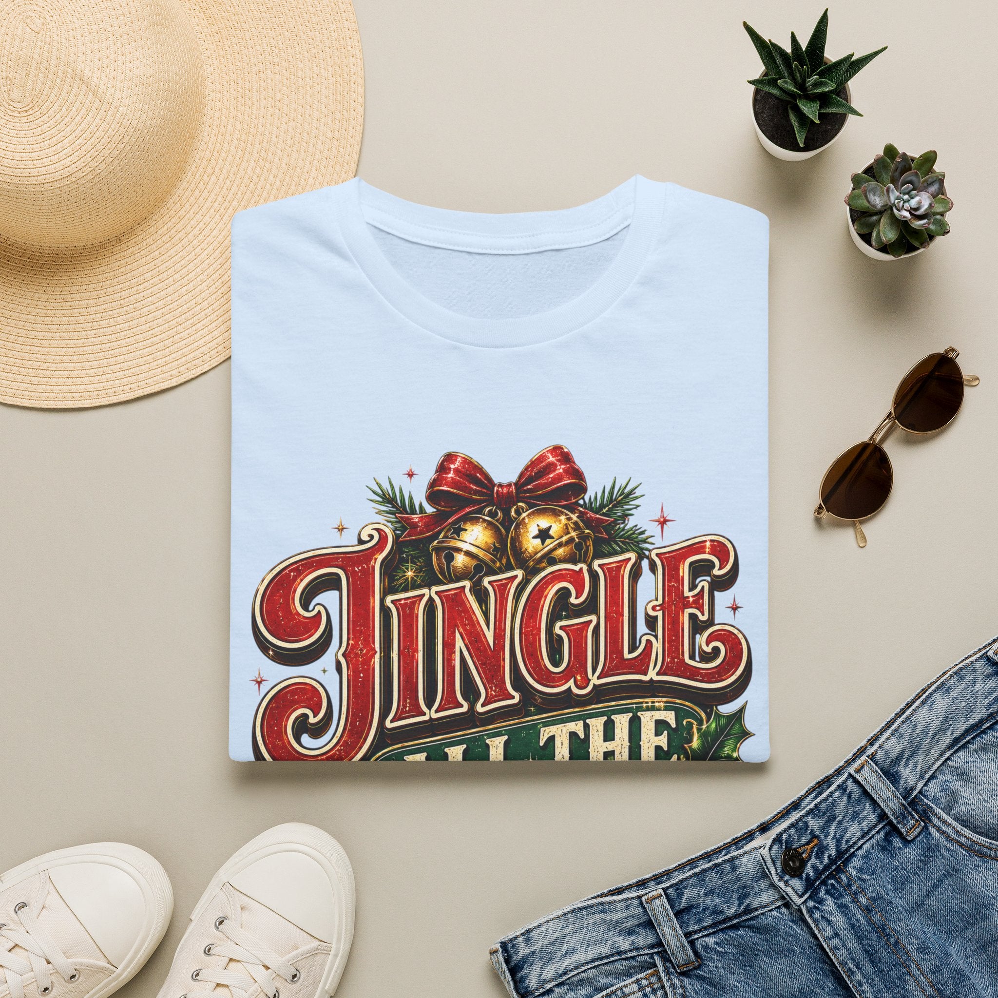 Jingle All the Way Shirt – Vintage Christmas Tee | Classic Holiday Gift
