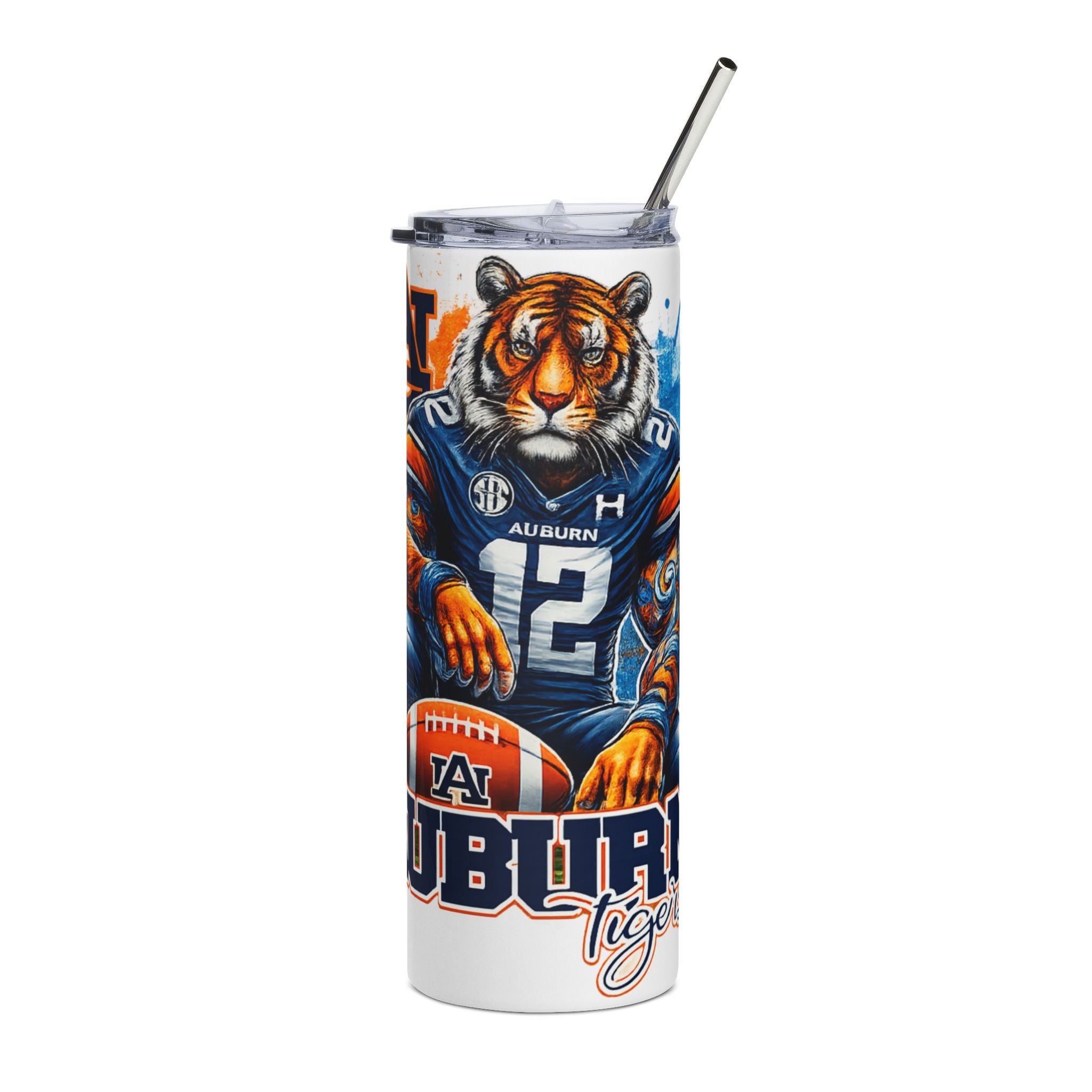 Auburn Tigers 20oz Stainless Steel Tumbler