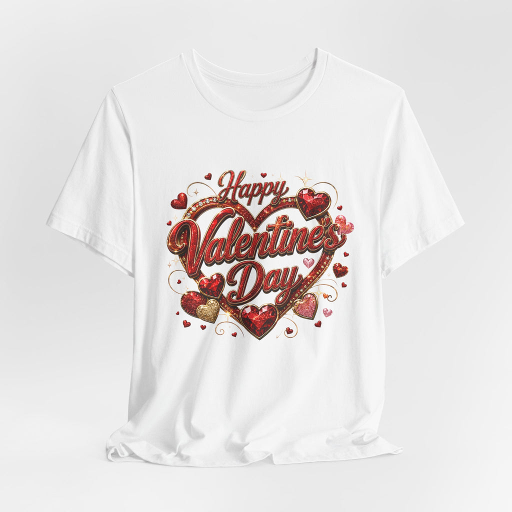 Happy Valentine's Day Glam Heart T-Shirt