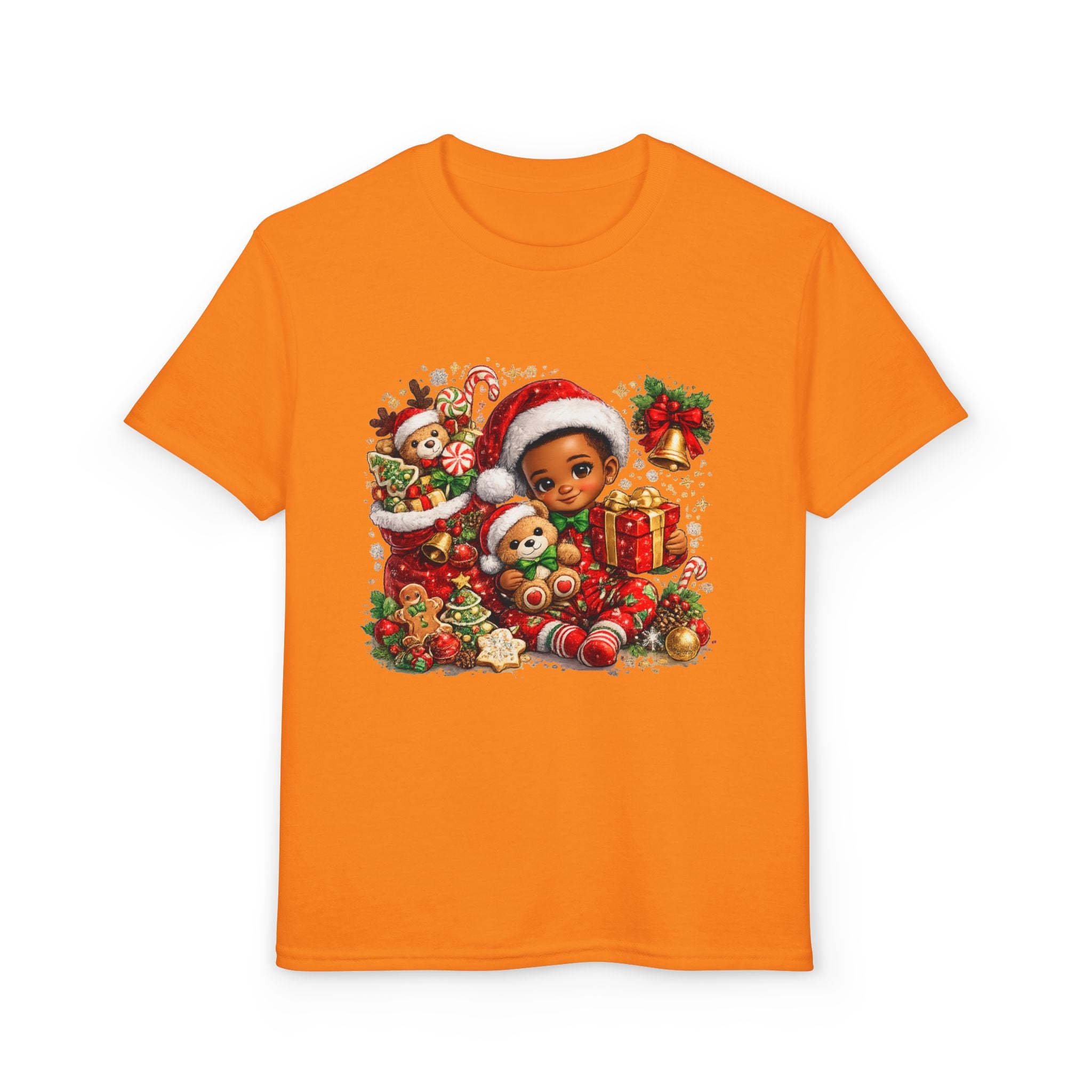 Black Boy Christmas Shirt – Melanin Kids Holiday Tee | Christmas Gift for Boys