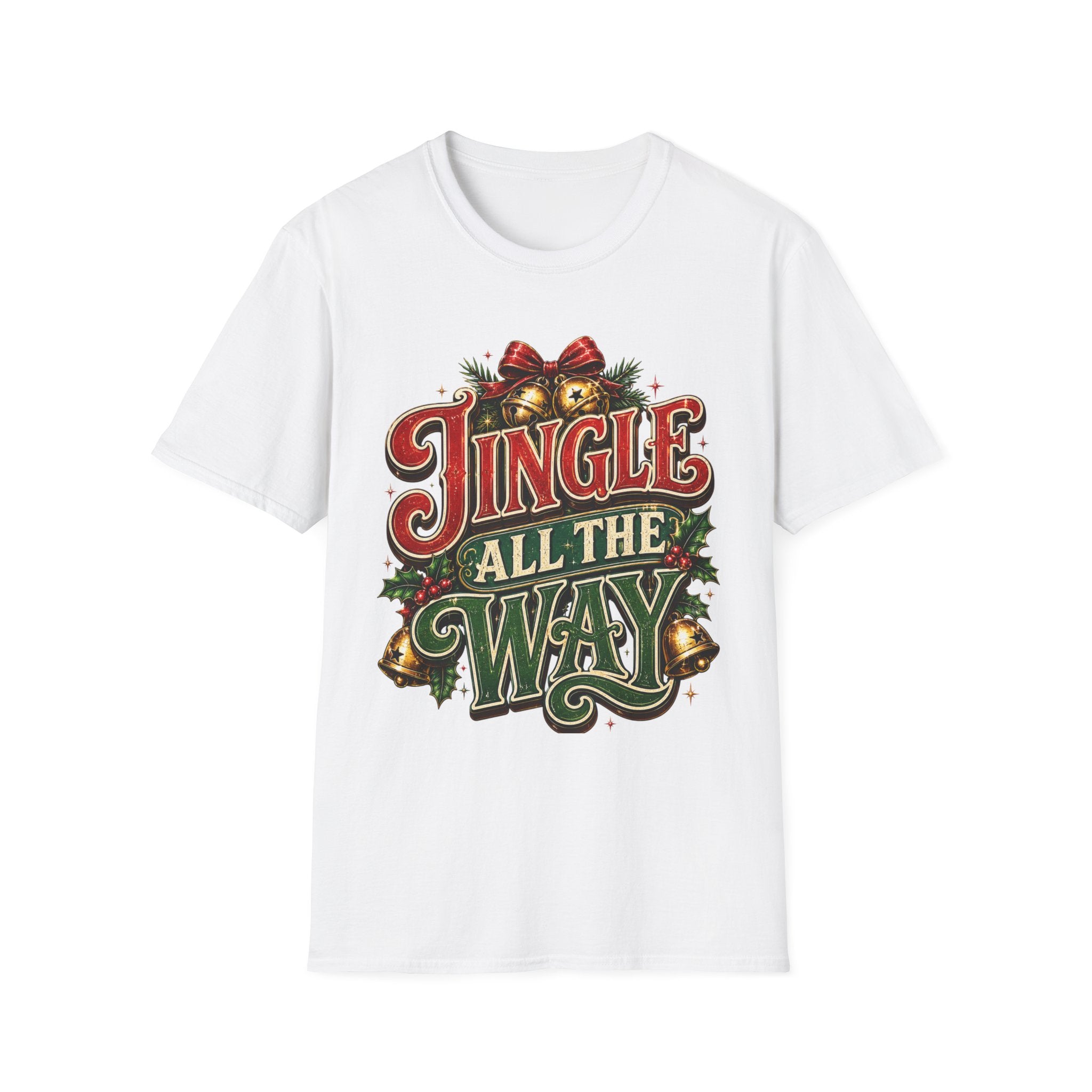 Jingle All the Way Shirt – Vintage Christmas Tee | Classic Holiday Gift