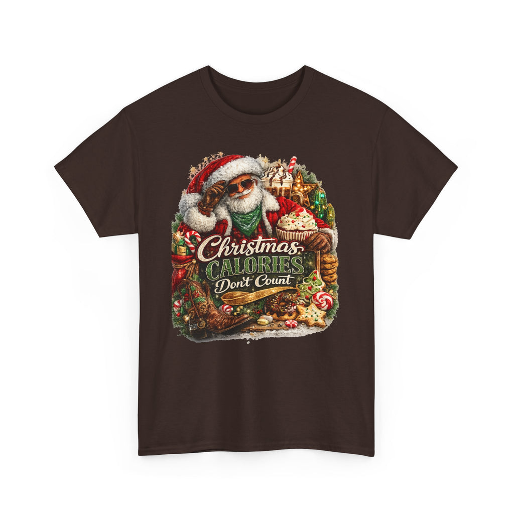 Christmas Calories Don't Count Shirt – Funny Holiday Tee | Christmas Foodie Gift