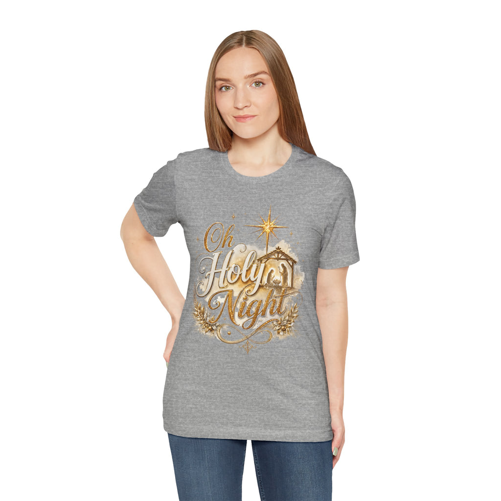 Oh Holy Night – Nativity Christmas T-Shirt