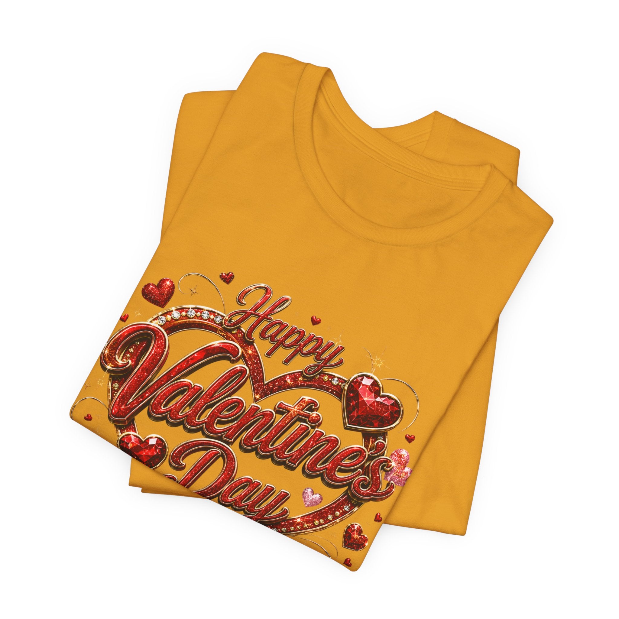 Happy Valentine's Day Glam Heart T-Shirt
