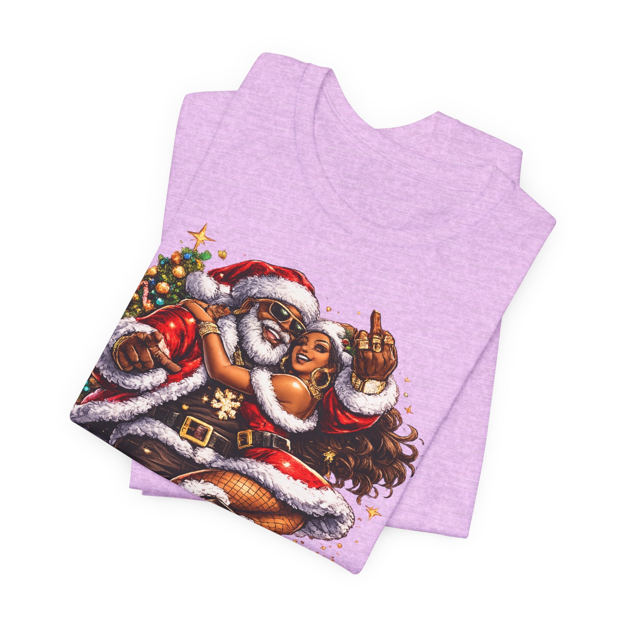 Hip Hop Santa & Mrs. Claus – Urban Christmas T-Shirt