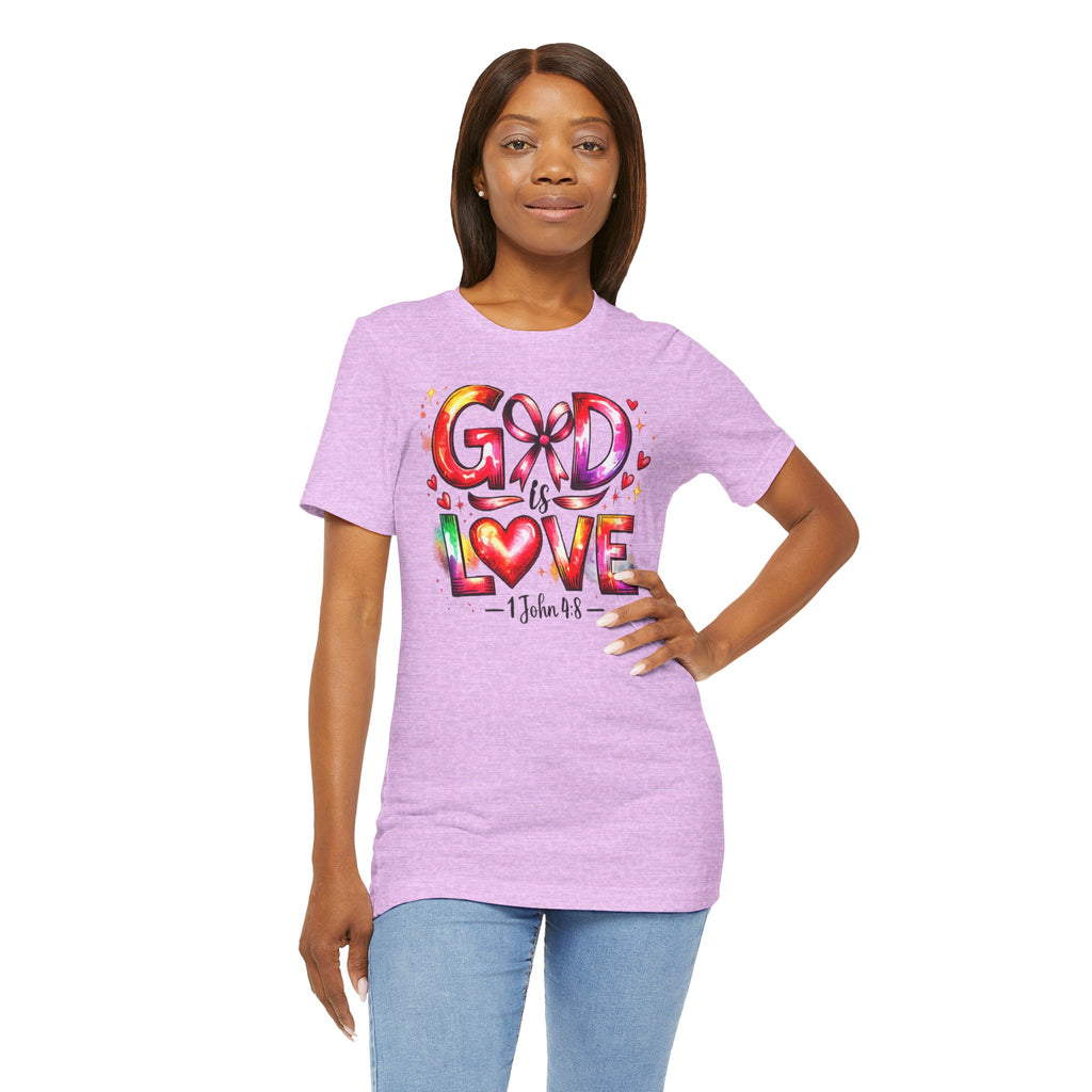 God is Love – 1 John 4:8 Christian Faith T-Shirt