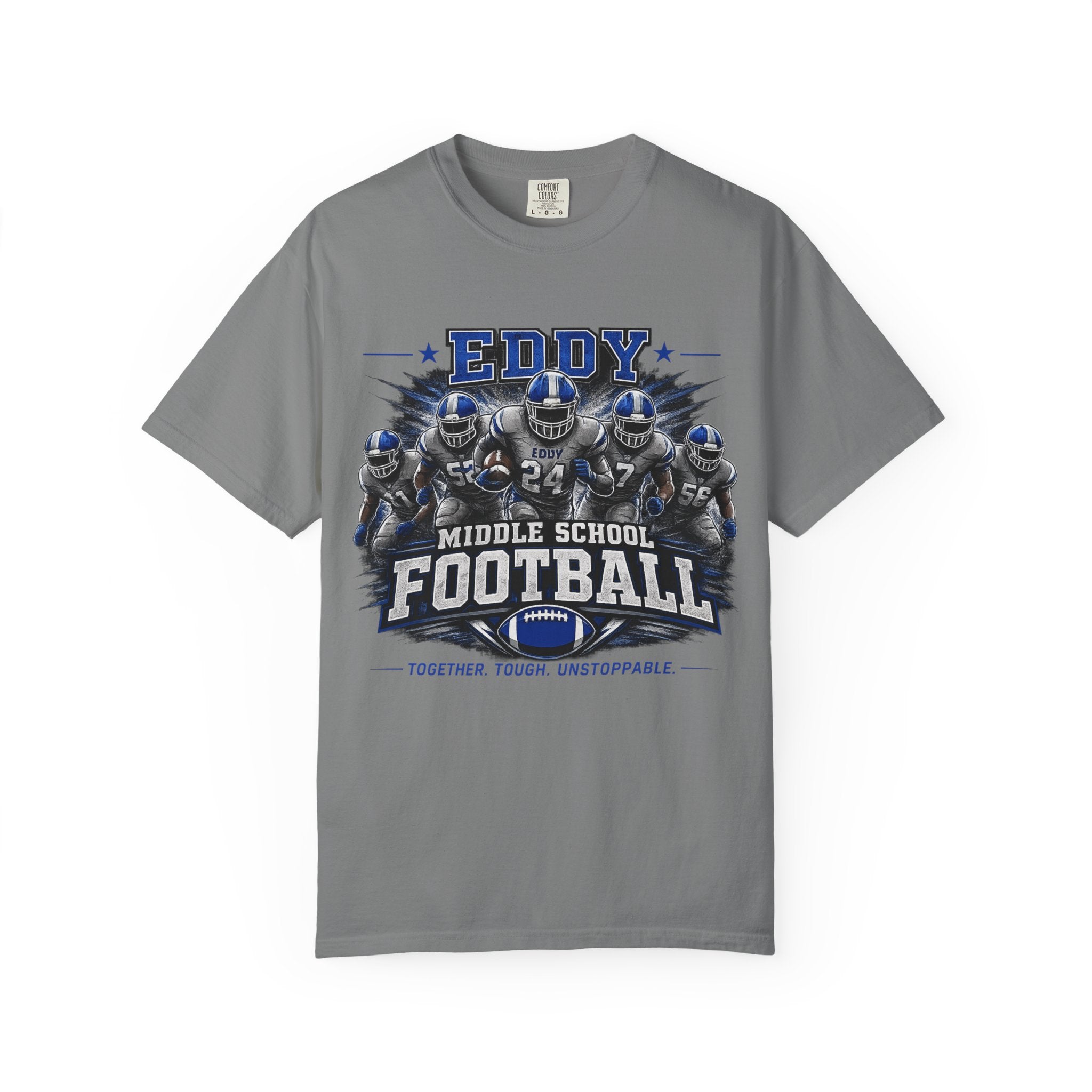 Eddy Middle School Columbus GA Football T-Shirt