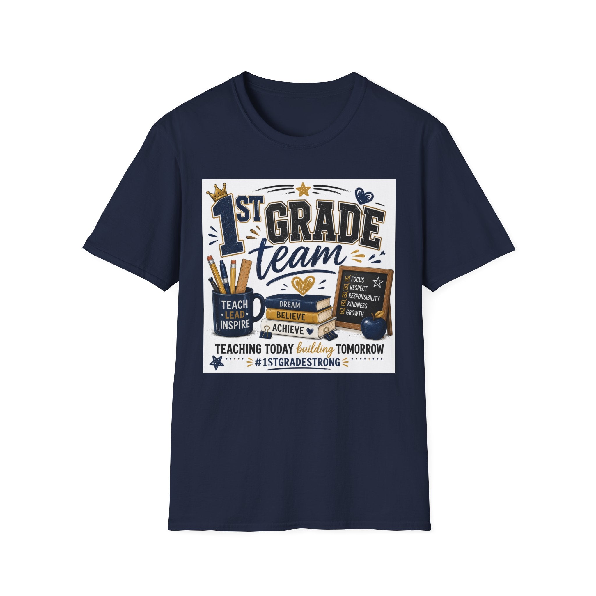 1st Grade Squad Unisex Graphic Tee | Softstyle T-Shirt