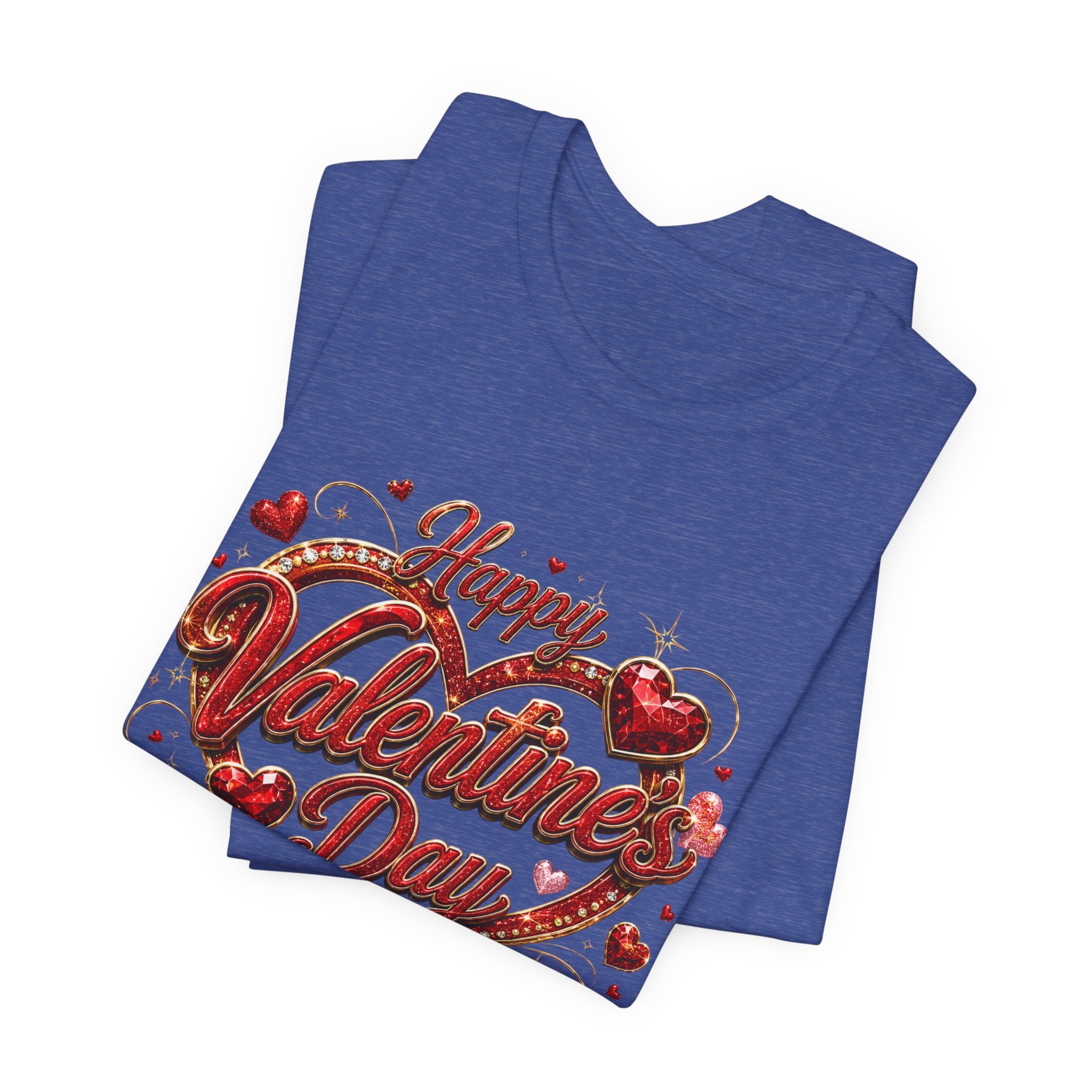 Happy Valentine's Day Glam Heart T-Shirt