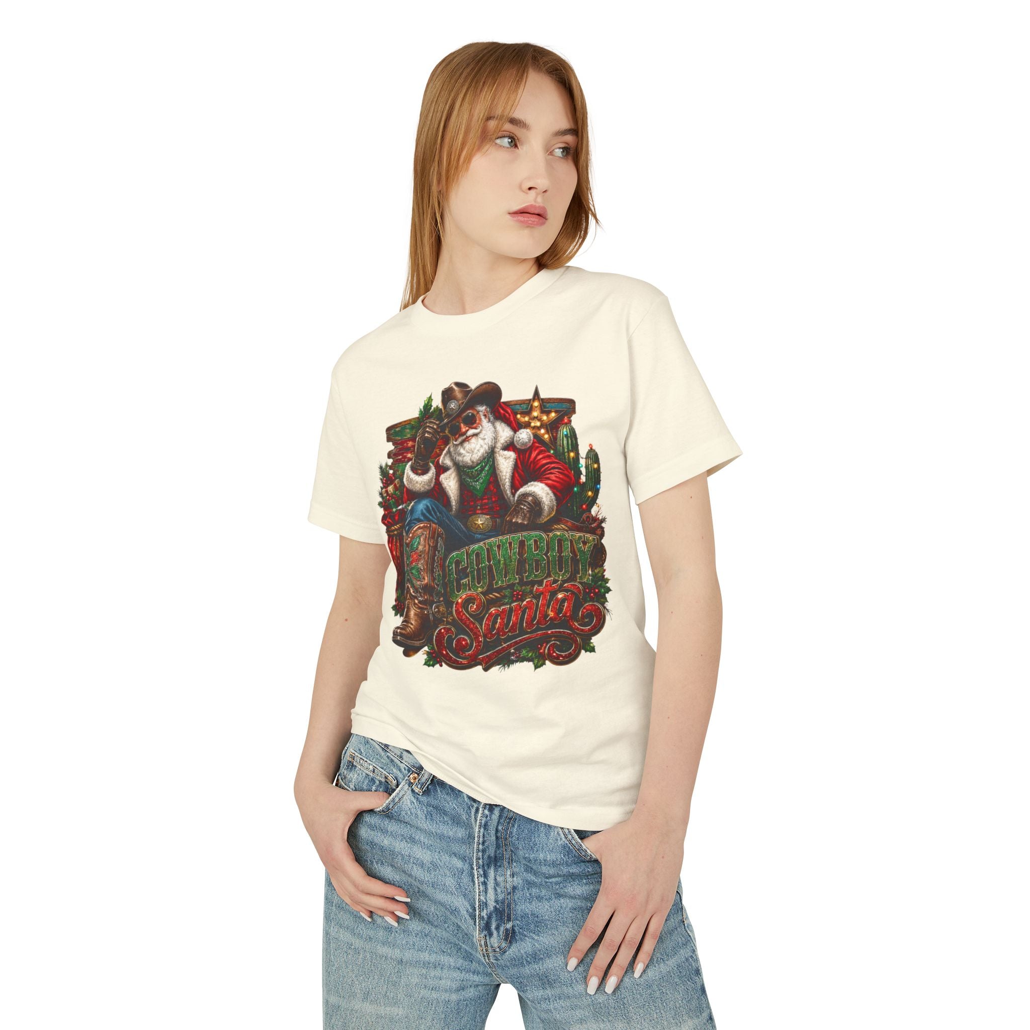 Cowboy Santa Shirt – Western Christmas Tee | Country Holiday Gift
