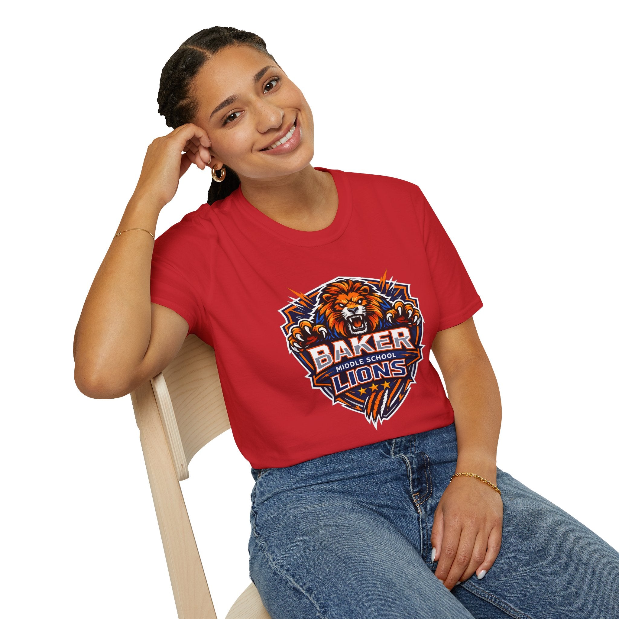 Baker Middle School Lions T-Shirt | School Spirit Tee | Lions Pride Graphic Tee