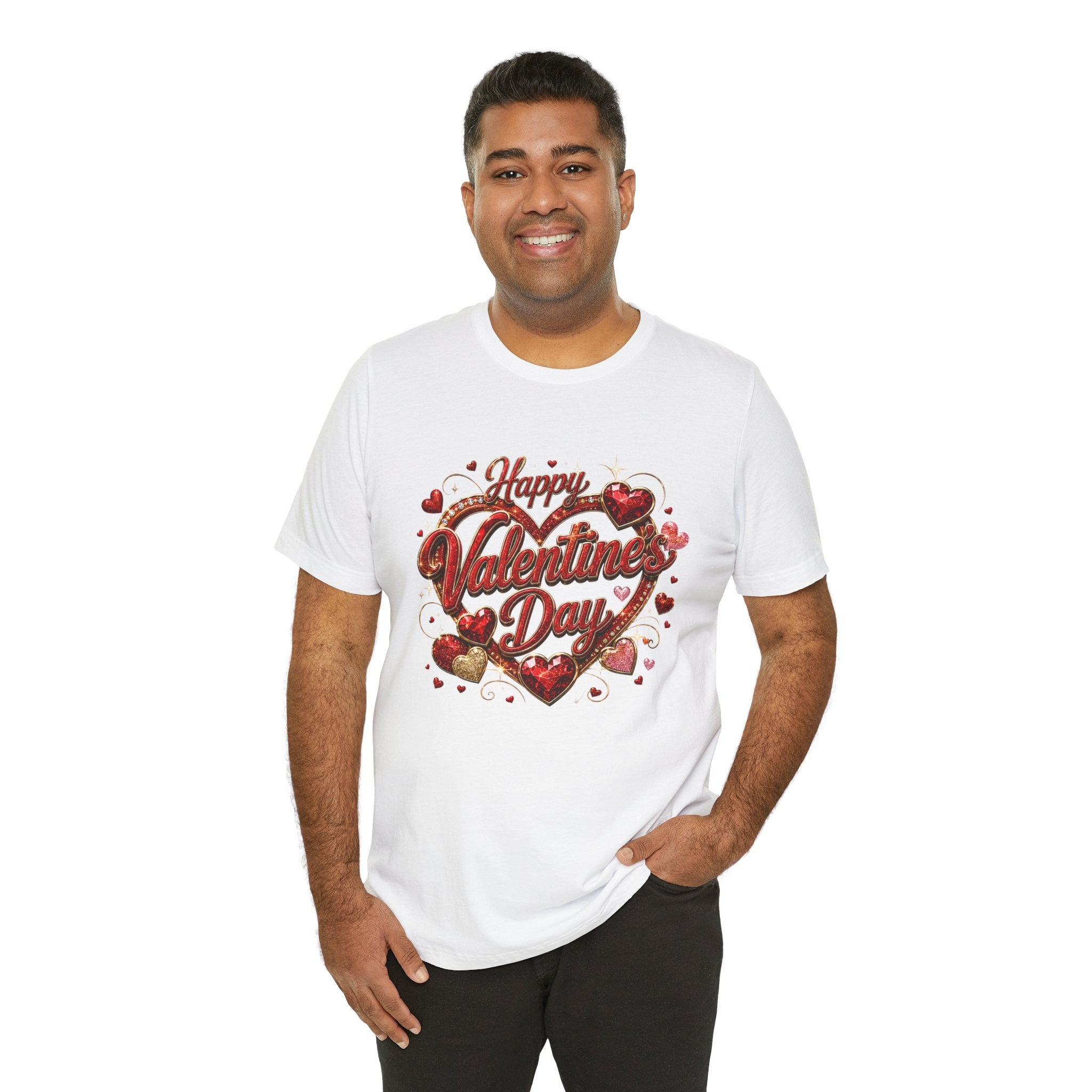 Happy Valentine's Day Glam Heart T-Shirt