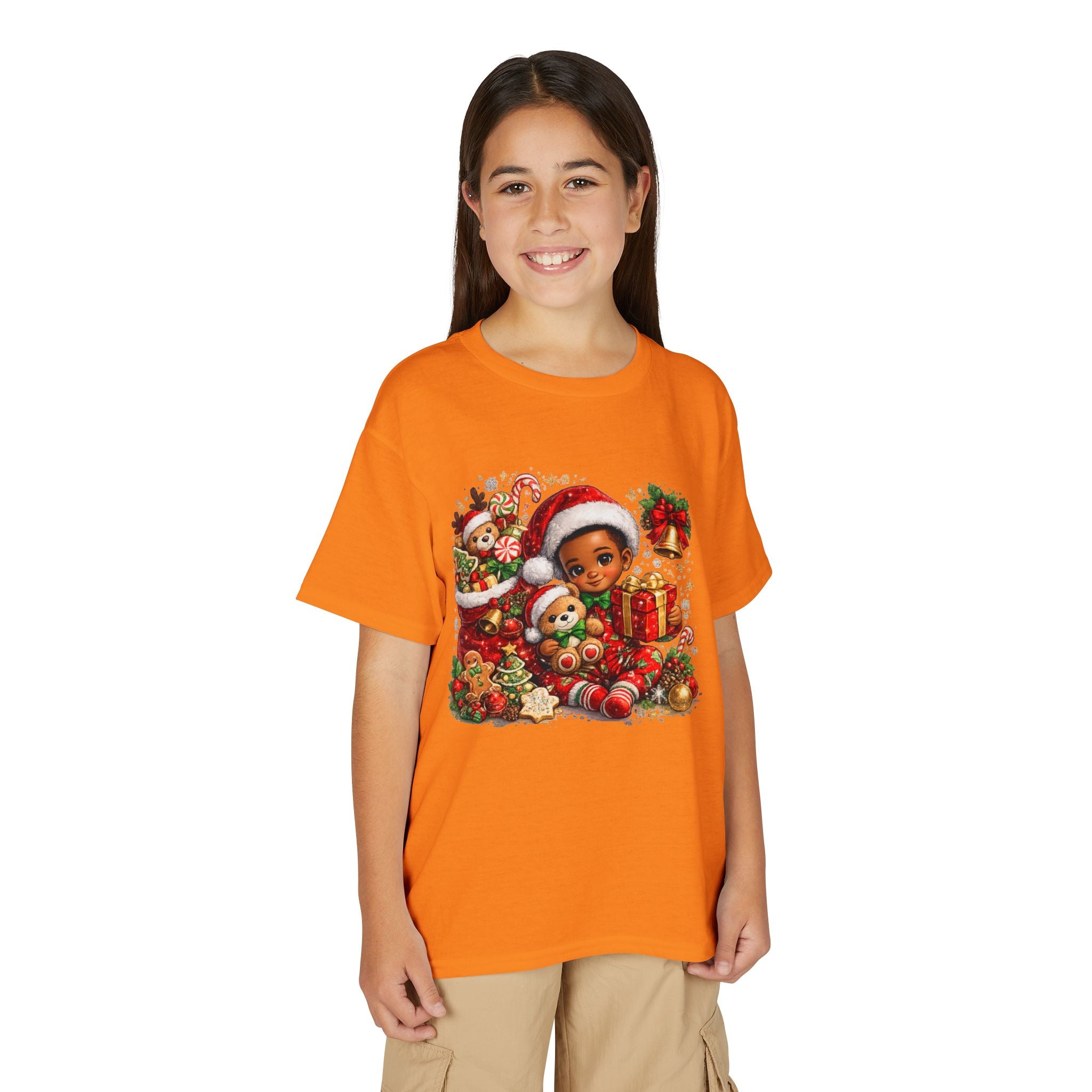 Black Boy Christmas Shirt – Melanin Kids Holiday Tee | Christmas Gift for Boys
