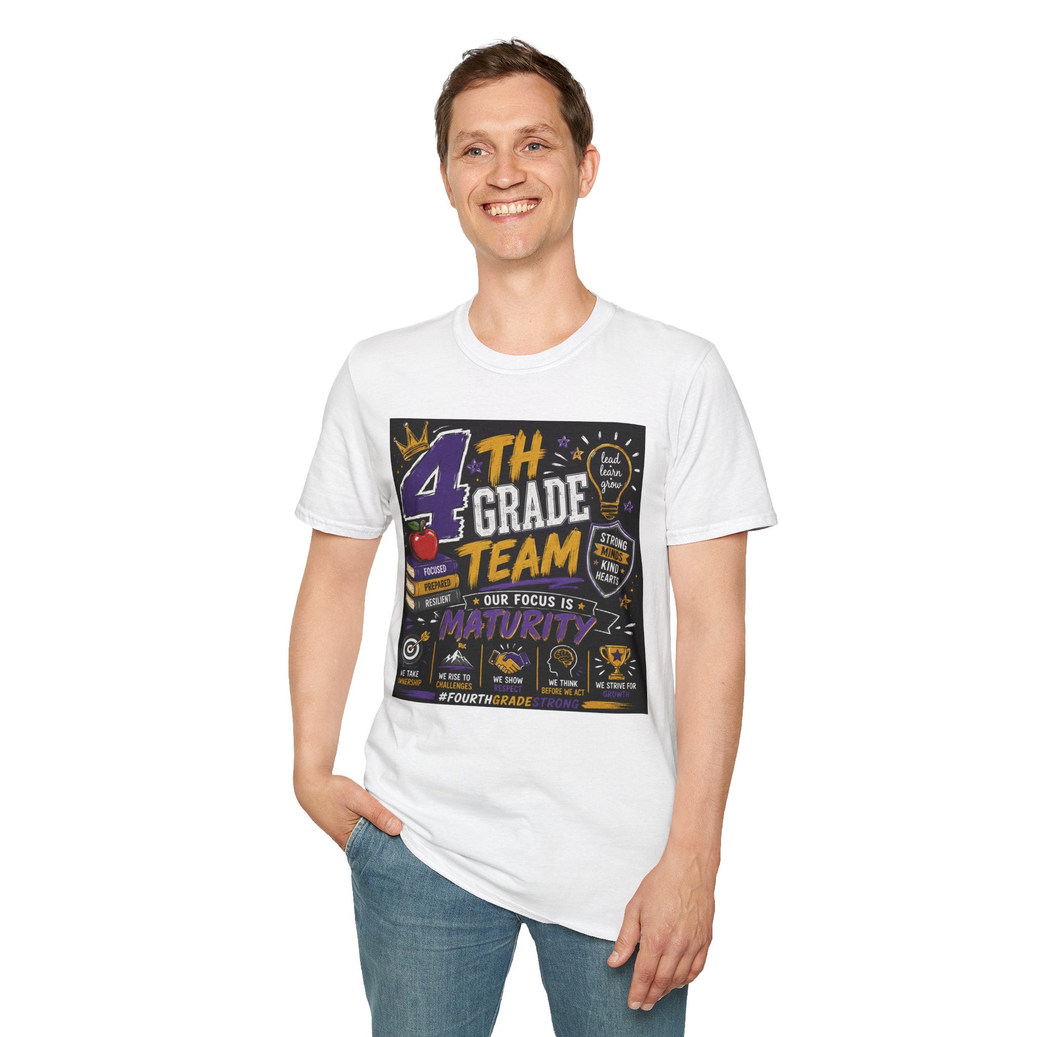 4th Grade Team T-Shirt — Teacher Appreciation Back to School Tee
