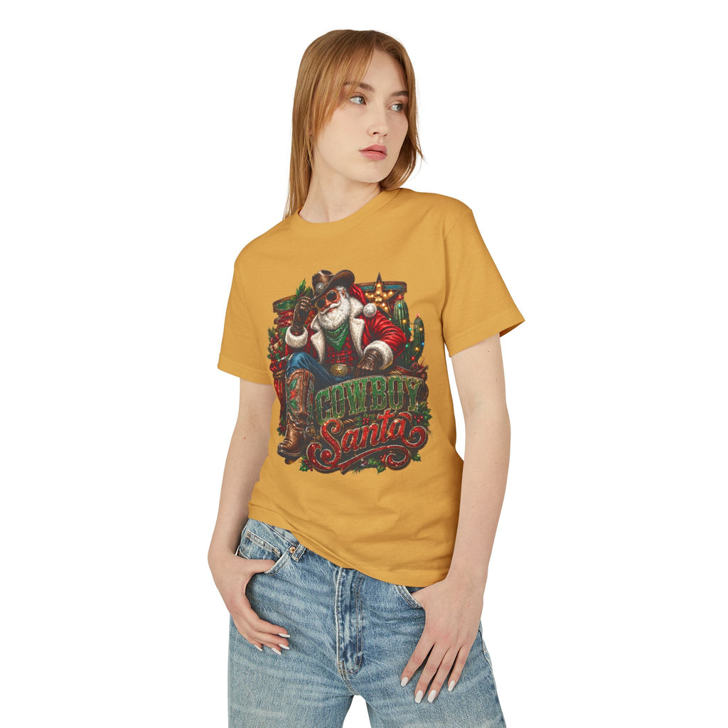 Cowboy Santa Shirt – Western Christmas Tee | Country Holiday Gift