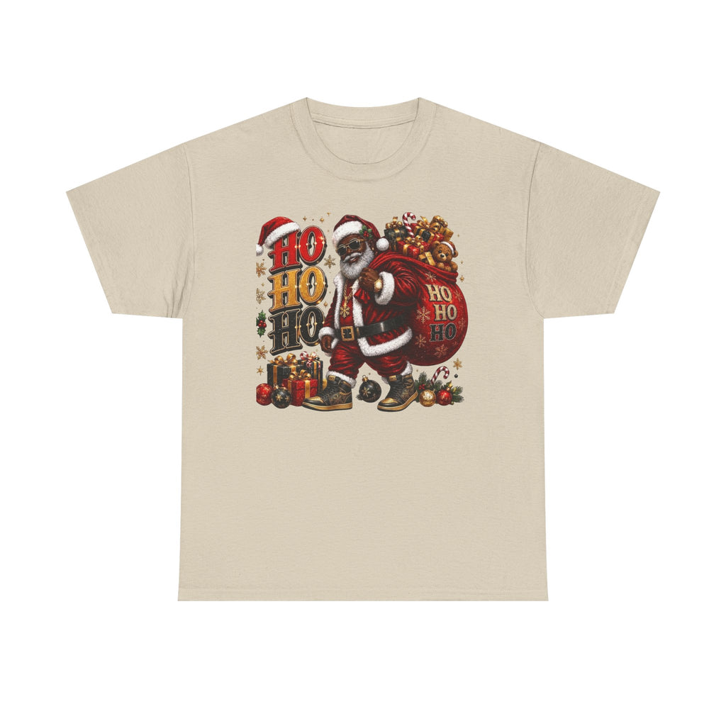 Black Santa Ho Ho Ho Shirt – Melanin Christmas Tee | Holiday Gift for Himz xc