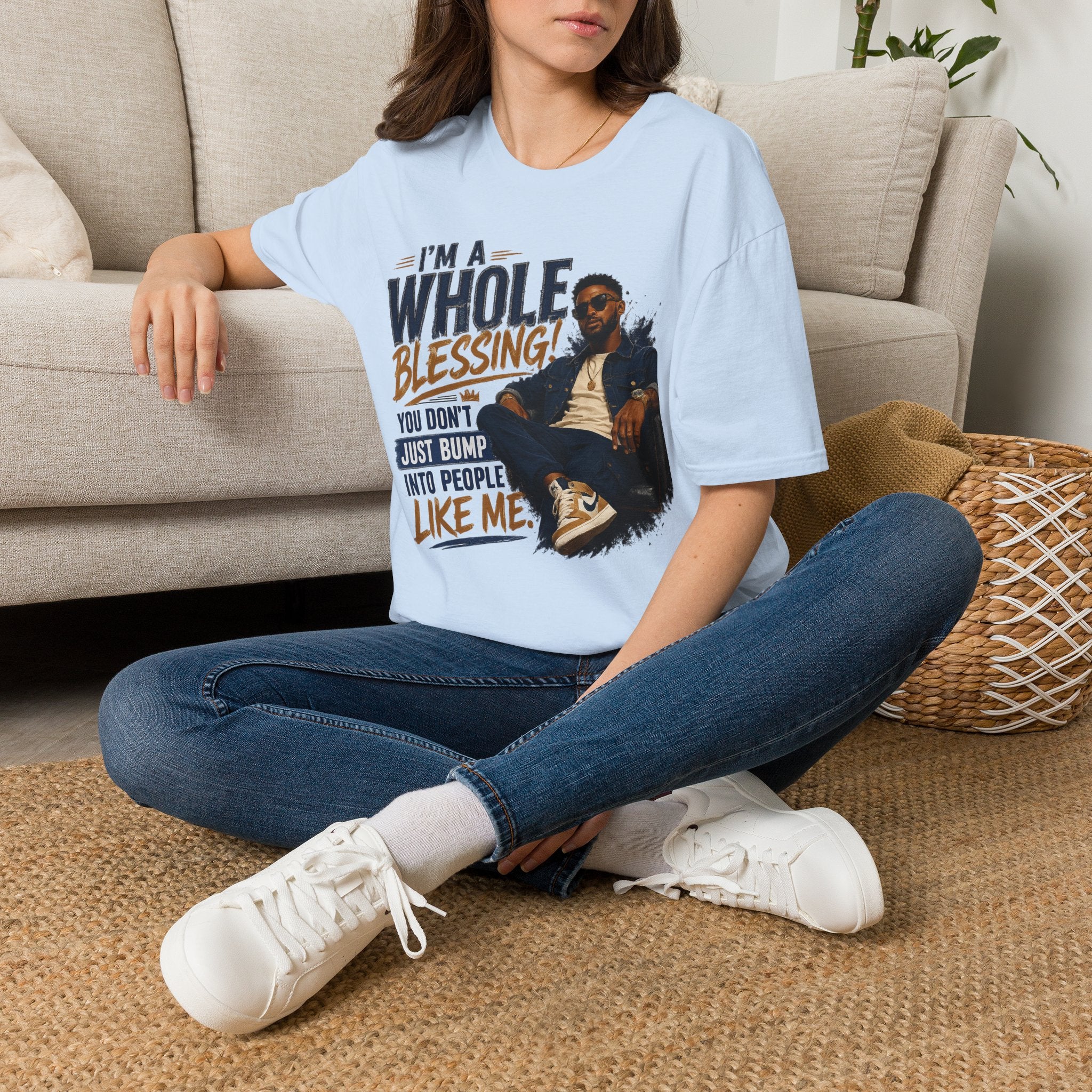 I'm A Whole Blessing T-Shirt — Inspirational Faith Graphic Tee