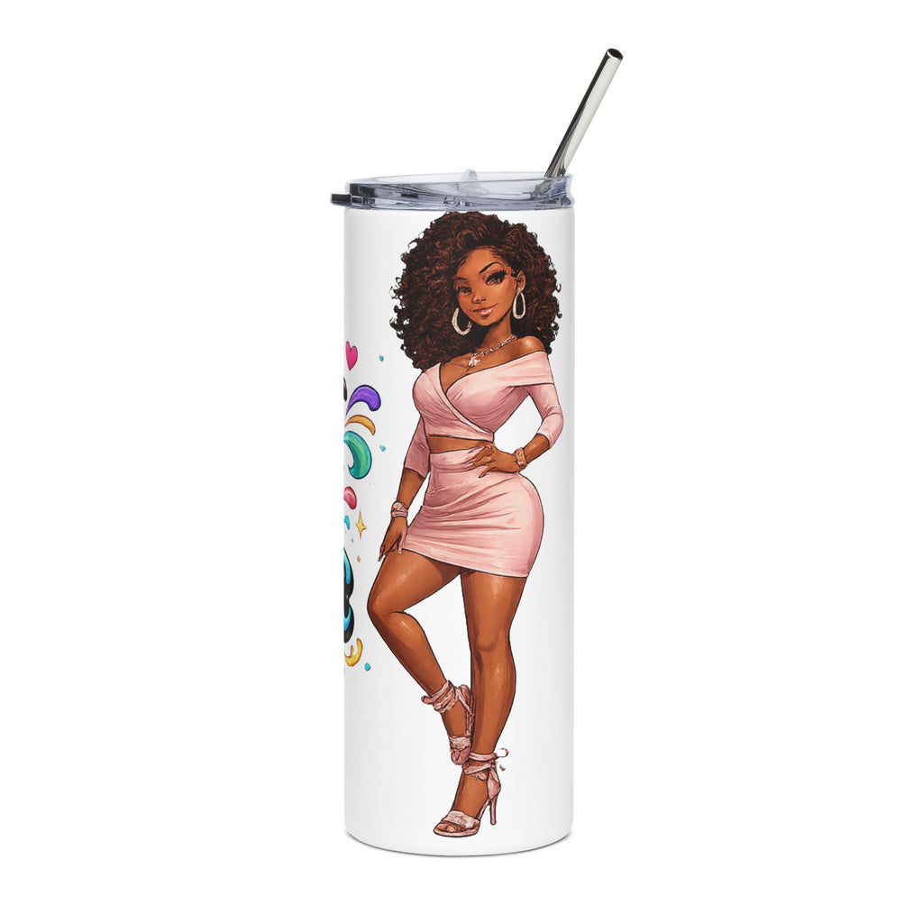 Sassy Girls Don't Do Basic Tumbler – 20oz Skinny