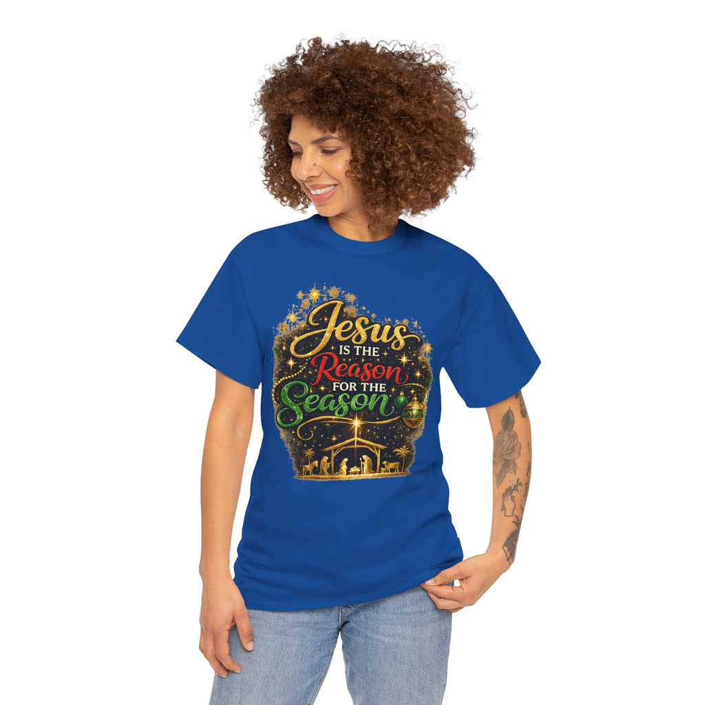 Jesus is the Reason for the Season Shirt – Christian Christmas Tee | Faith Holiday Gift