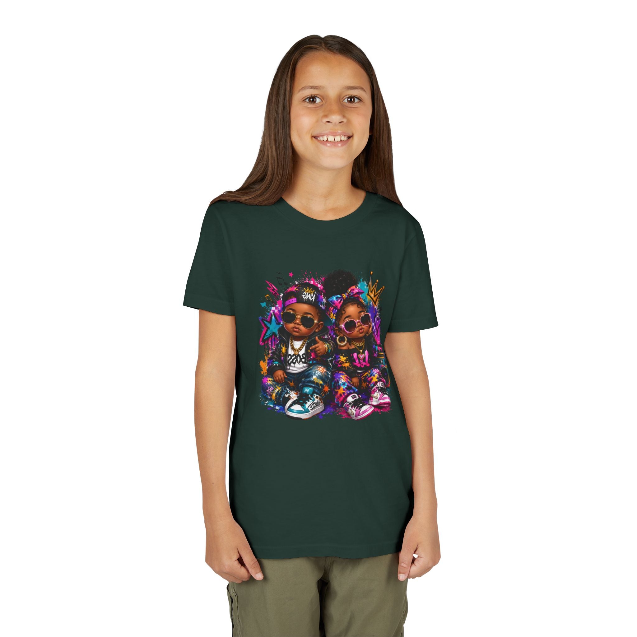 Lil King & Queen T-Shirt | Hip Hop Baby Graphic Tee | Urban Kids Streetwear Shirt