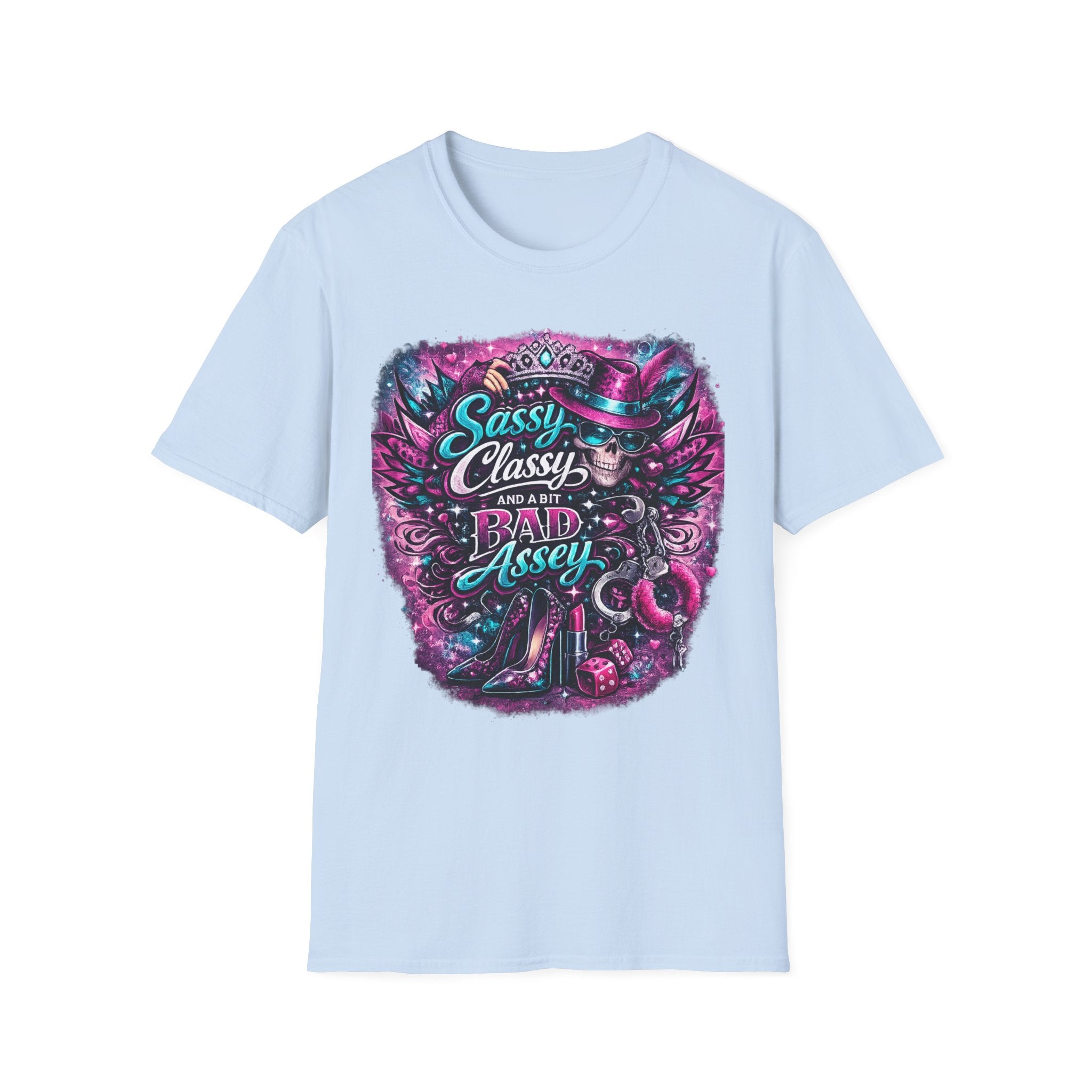 Sassy Classy And A Bit Bad Assey T-Shirt | Skeleton Queen Women's Graphic Tee