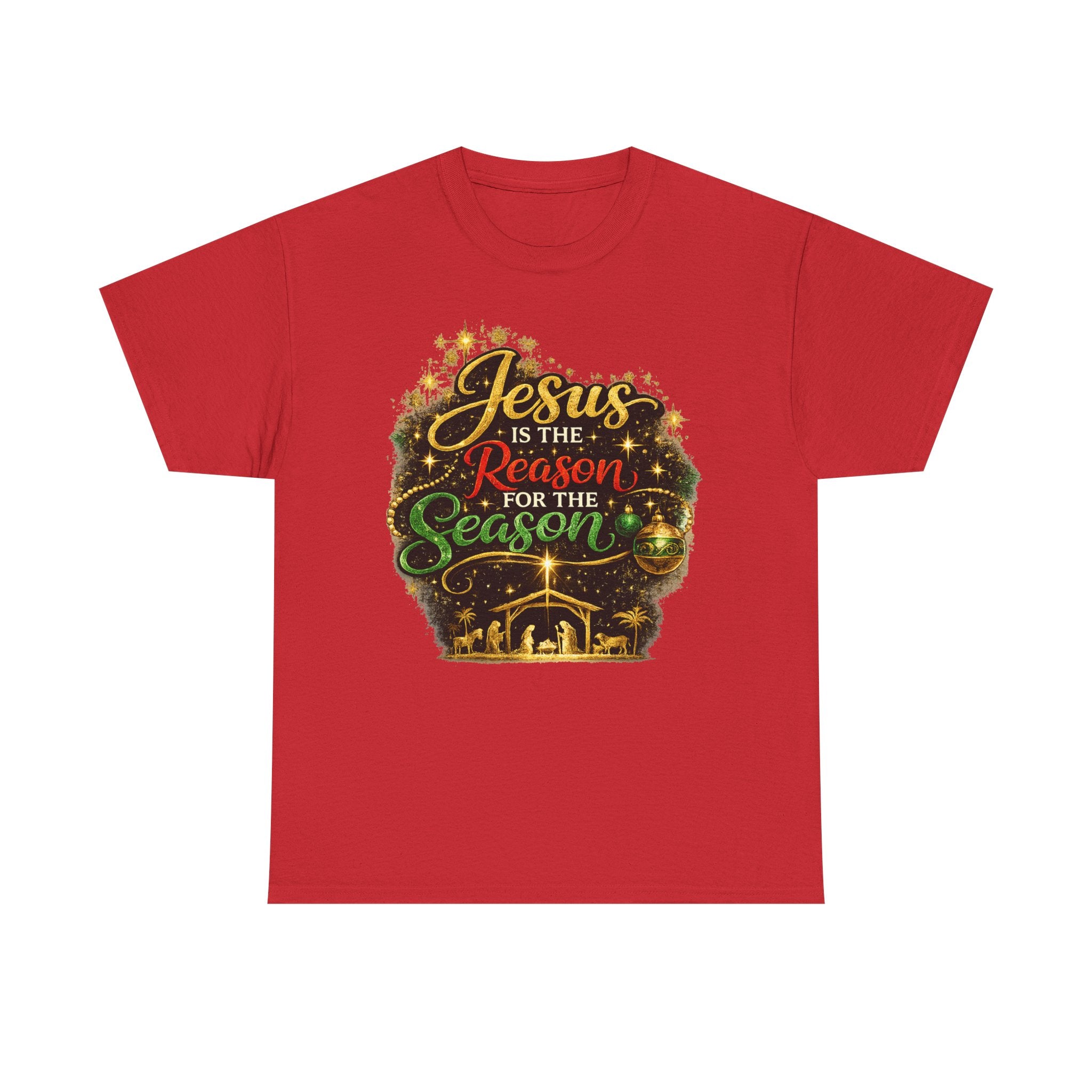 Jesus is the Reason for the Season Shirt – Christian Christmas Tee | Faith Holiday Gift