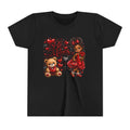 Be Mine Valentine's Day Youth T-Shirt – Cute Black Girl Teddy Bear Tee