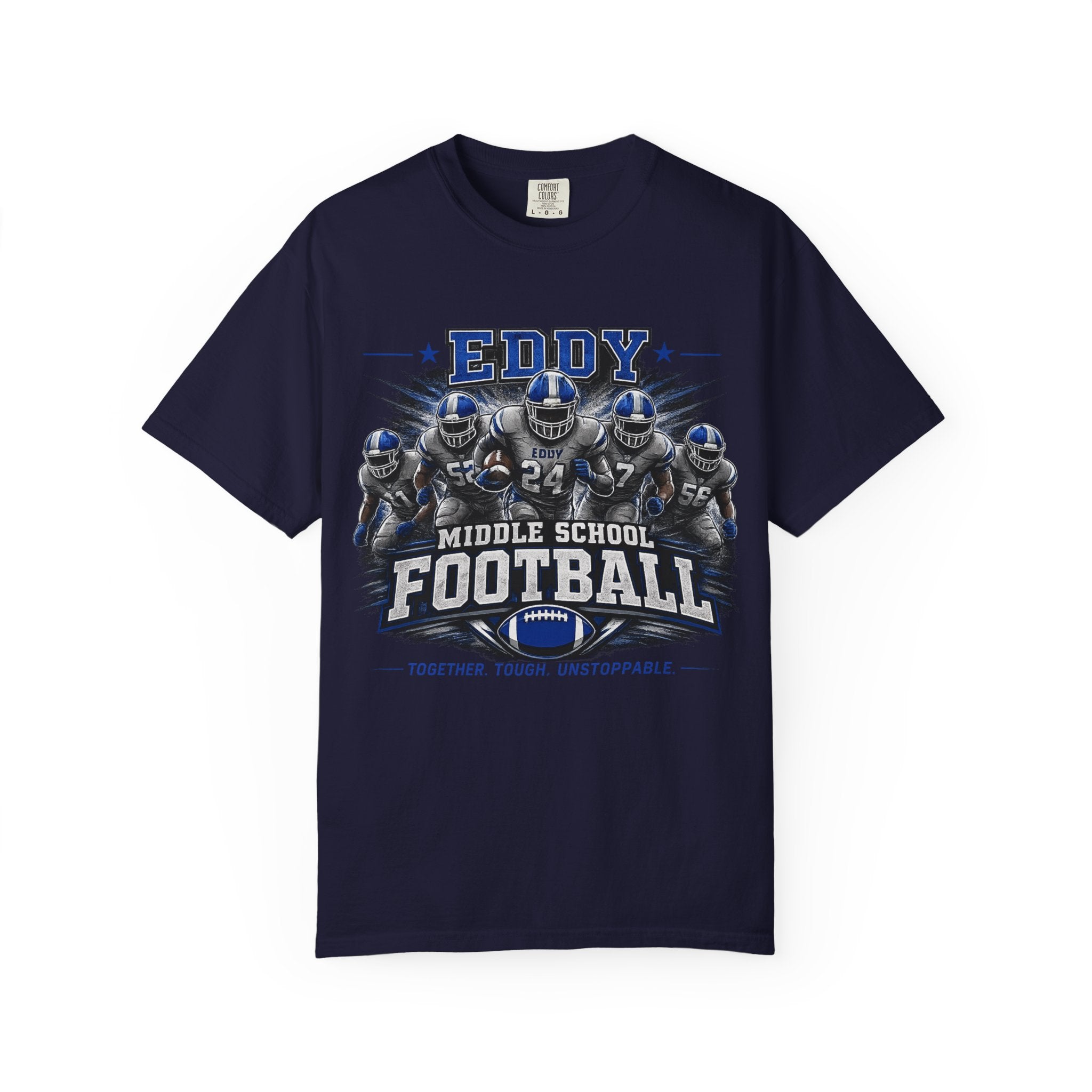 Eddy Middle School Columbus GA Football T-Shirt